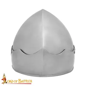 15th Century Burgundian Sallet Helmet with Liner