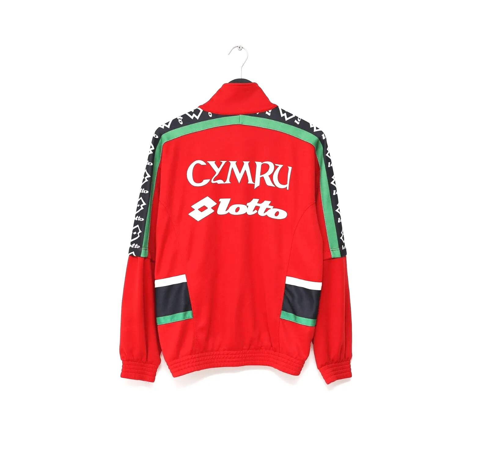 1996/98 WALES Vintage Lotto Football Track Top Jacket (S/M)