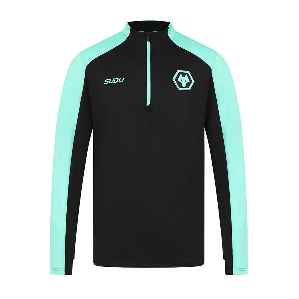 2024-25 Wolves Coaches Training 1/4 Zip - Black