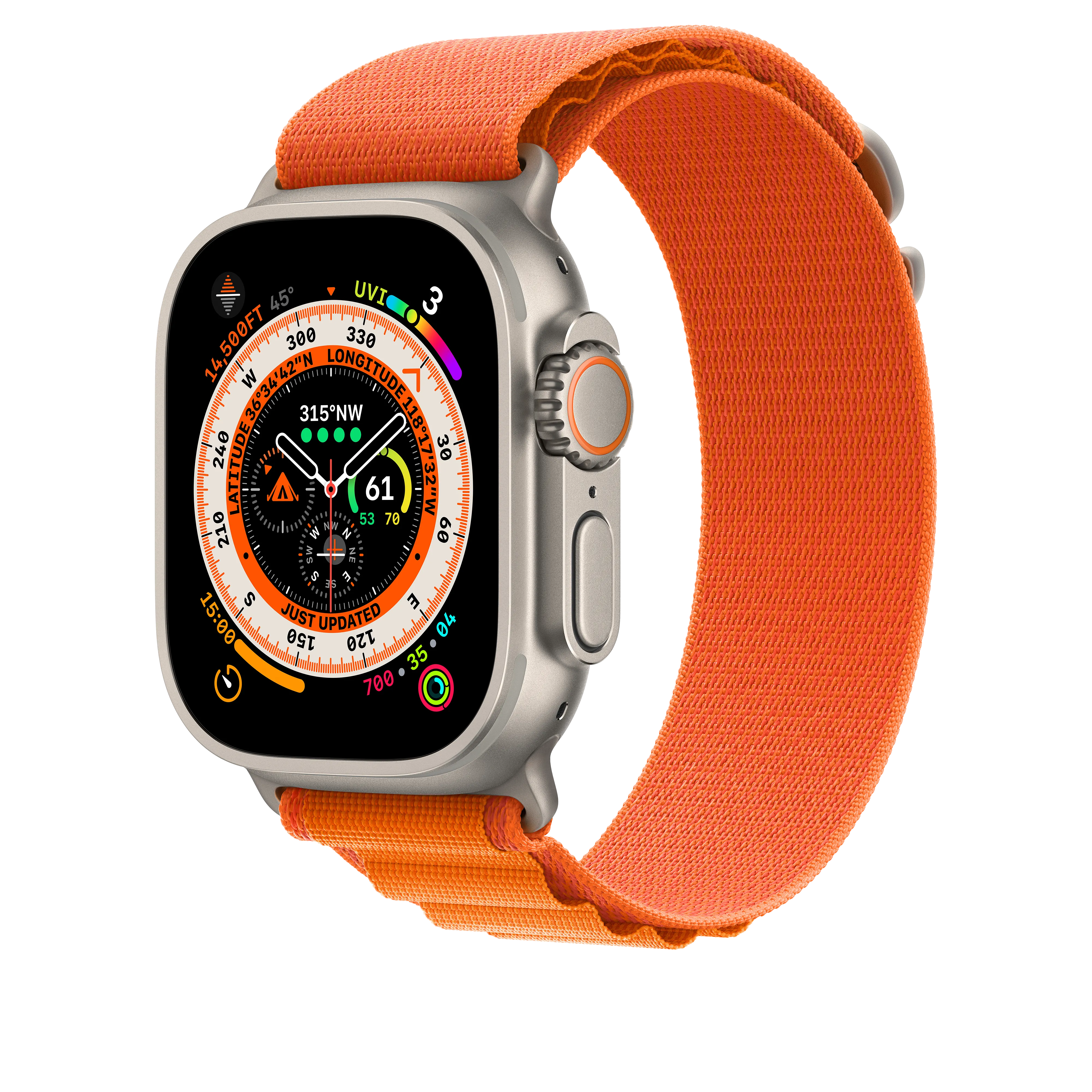 49mm Orange Alpine Loop - Large