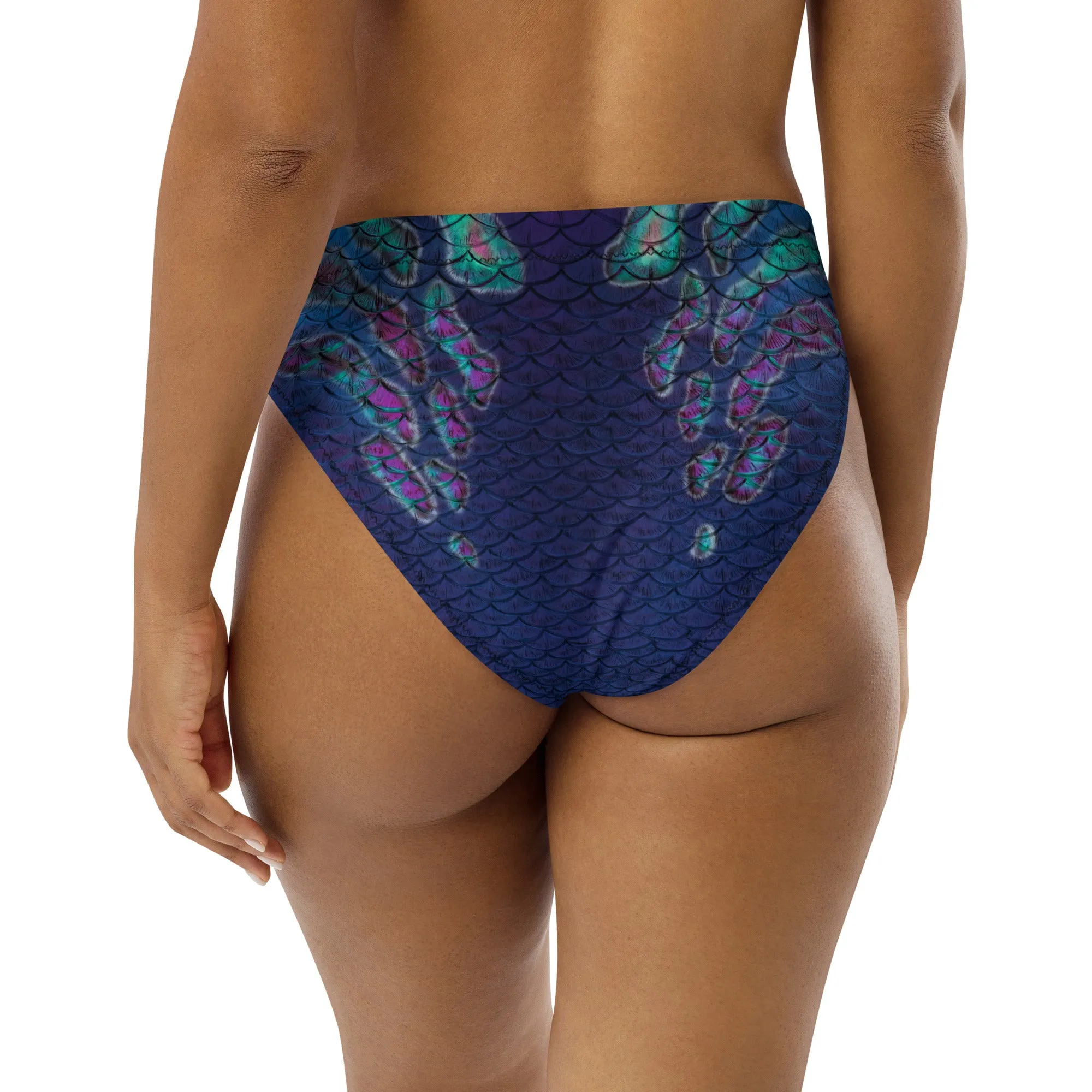 Abalone Abyss Recycled High-Waisted Bikini Bottom