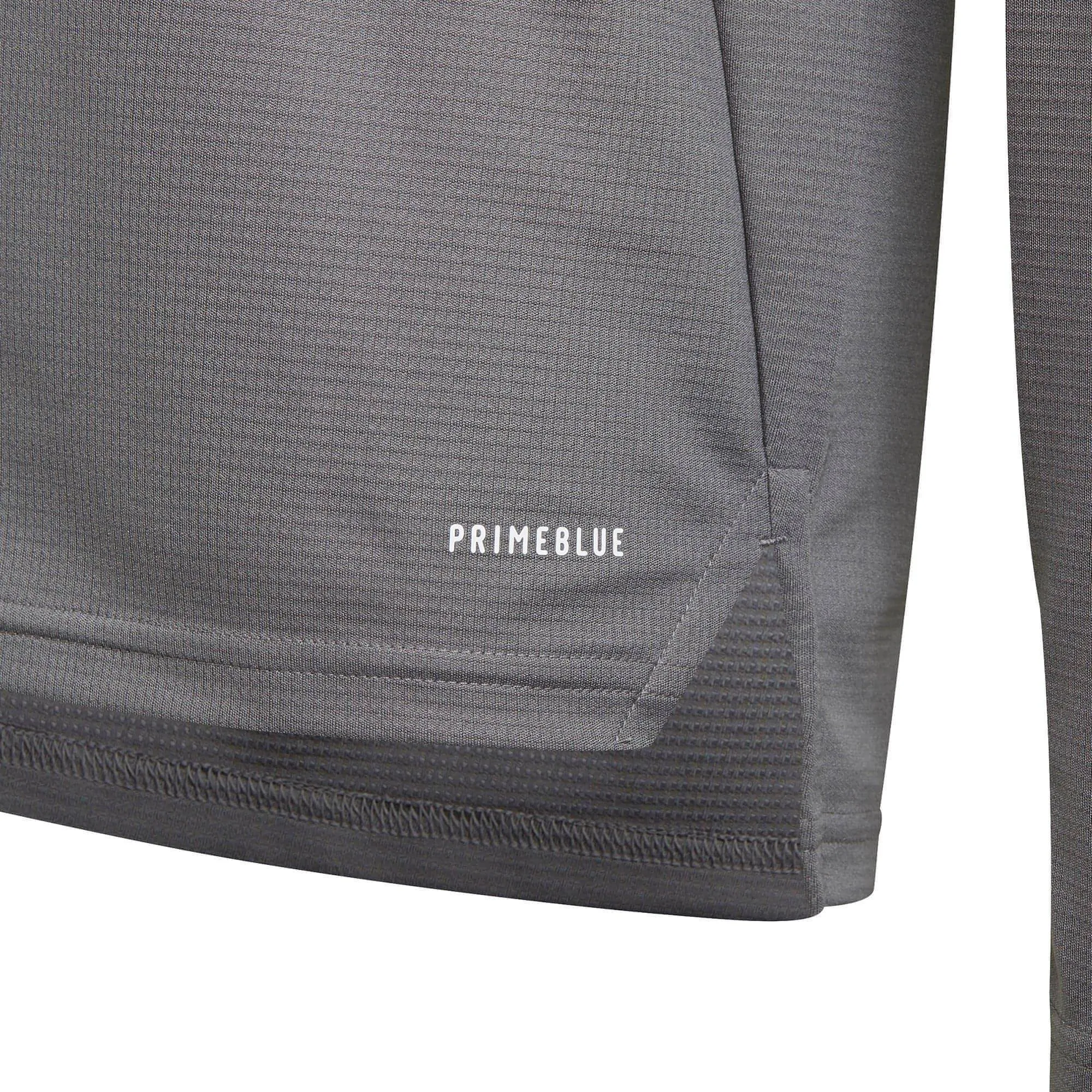 adidas Condivo 21 PrimeBlue Half Zip Long Sleeve Junior Training Top - Grey