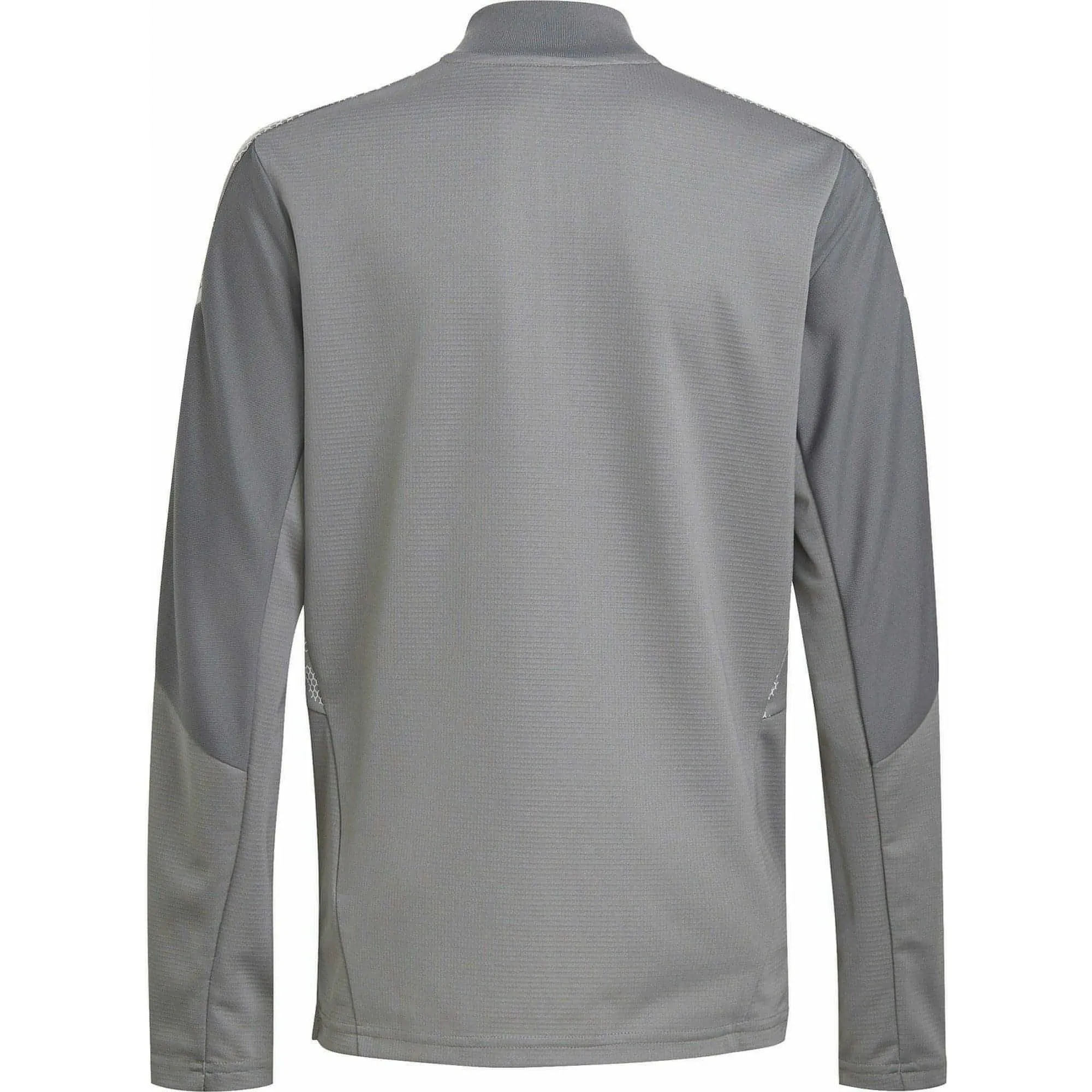 adidas Condivo 21 PrimeBlue Half Zip Long Sleeve Junior Training Top - Grey