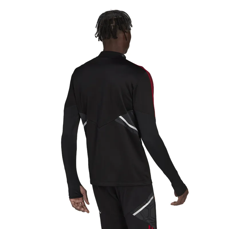 adidas Manchester United FC Condivo 22 Training Top - Adult - Black