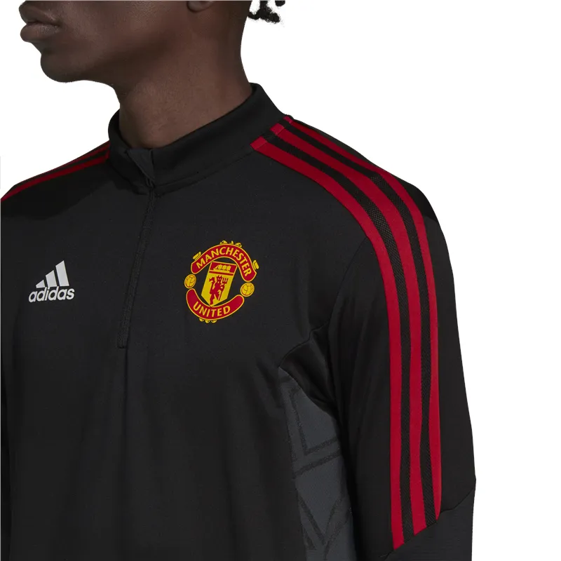 adidas Manchester United FC Condivo 22 Training Top - Adult - Black