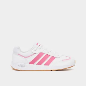 Adidas Youth Tensaur Switch Sneaker White/pink _ 182685 _ White