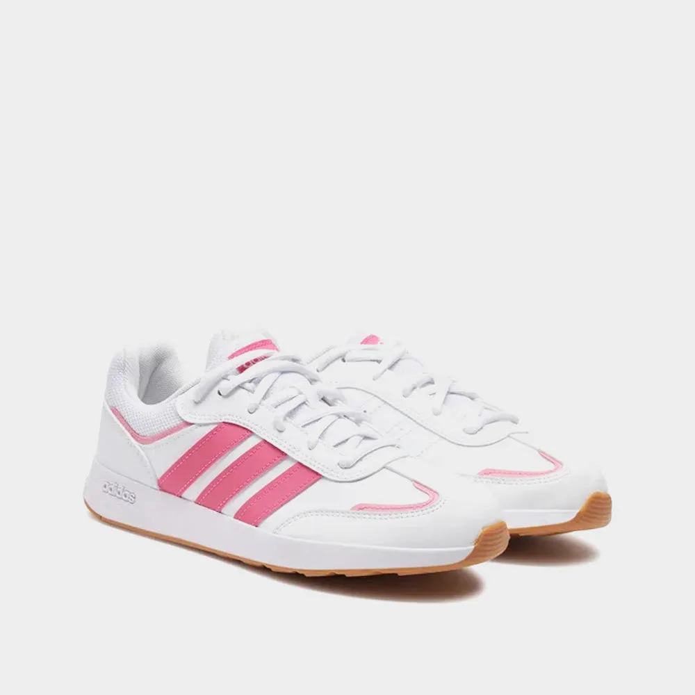 Adidas Youth Tensaur Switch Sneaker White/pink _ 182685 _ White
