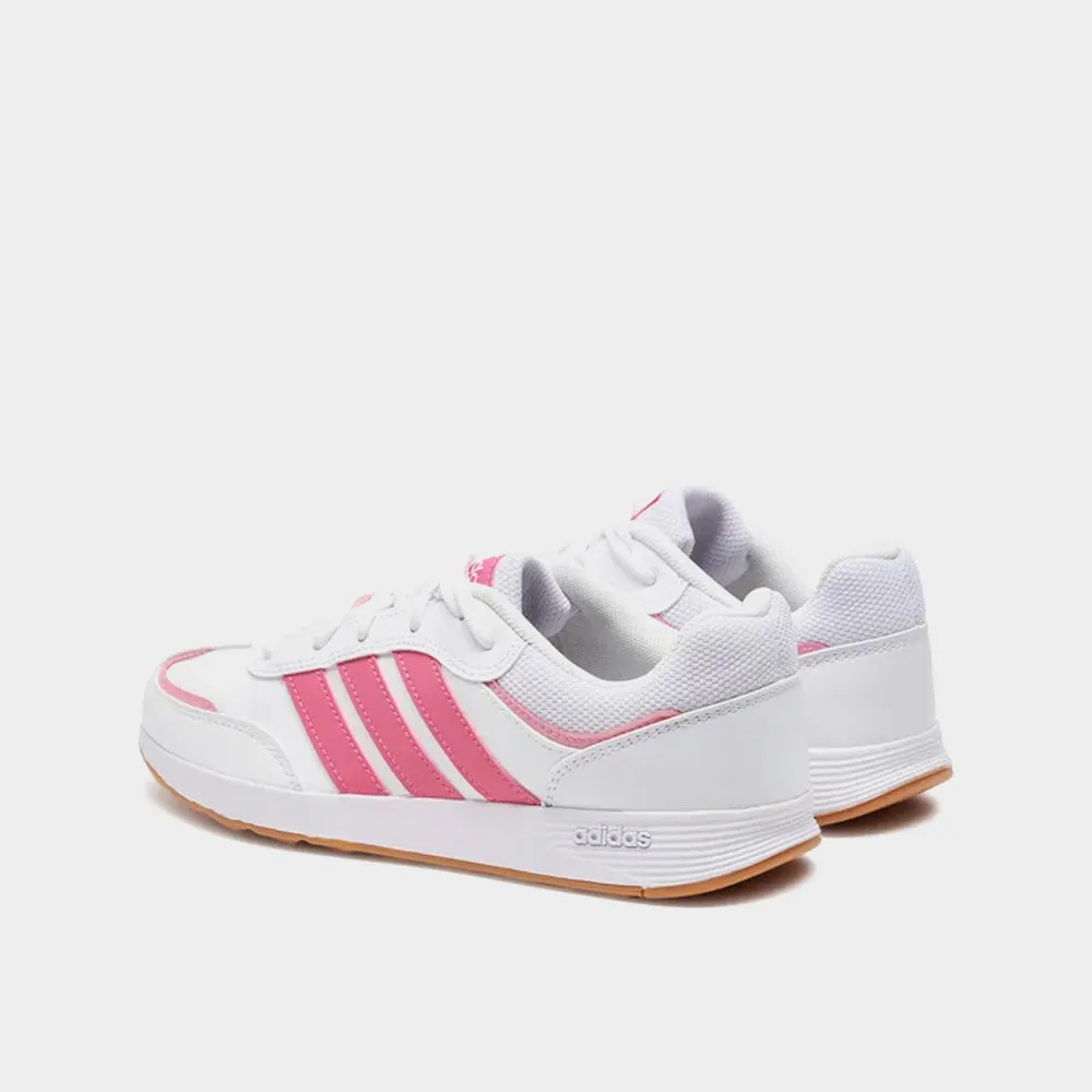 Adidas Youth Tensaur Switch Sneaker White/pink _ 182685 _ White
