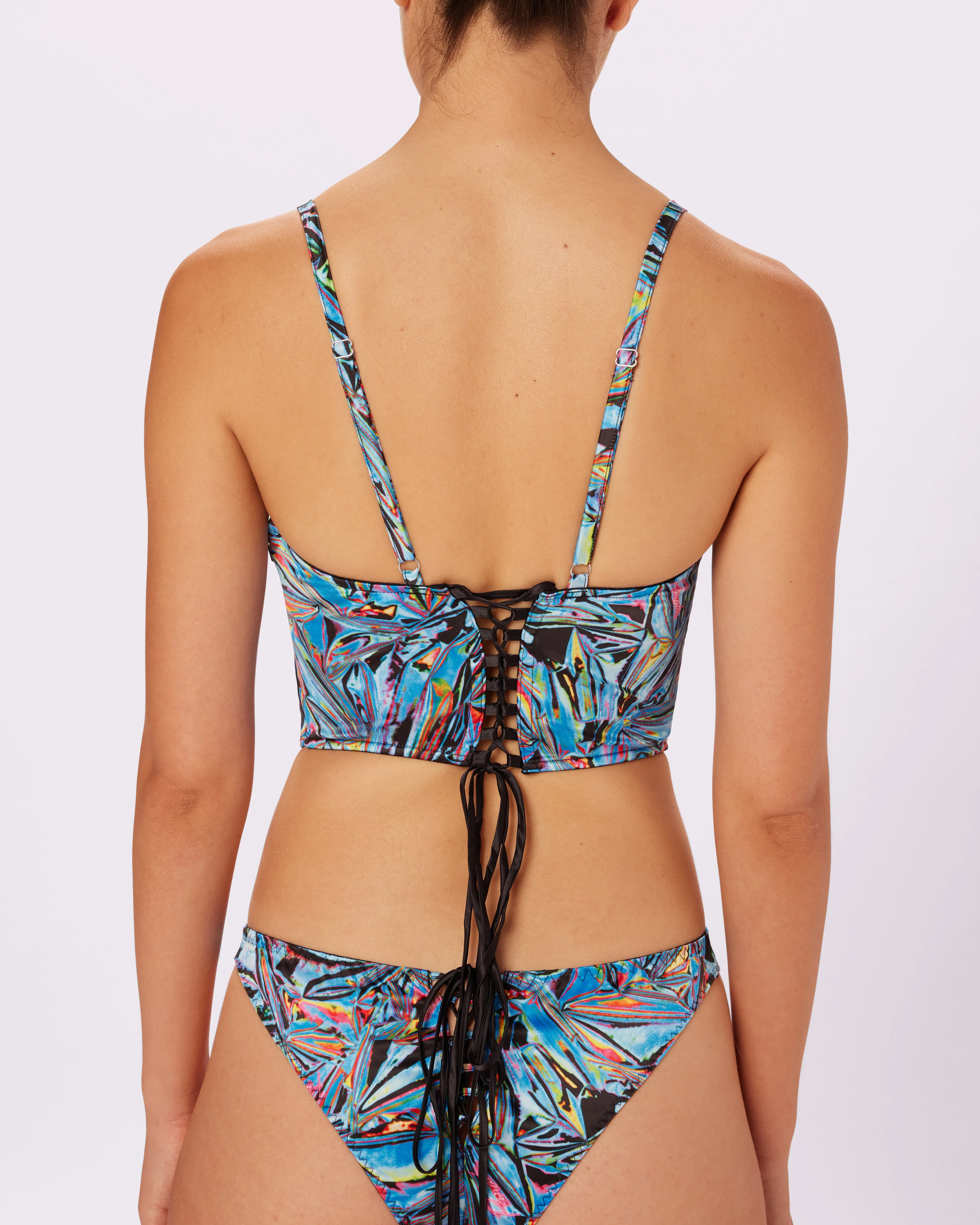 Afterglow Lace-up Corset | Glow Satin (Party Favor)