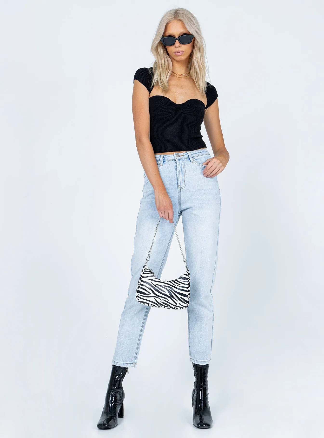 Alima Top Black