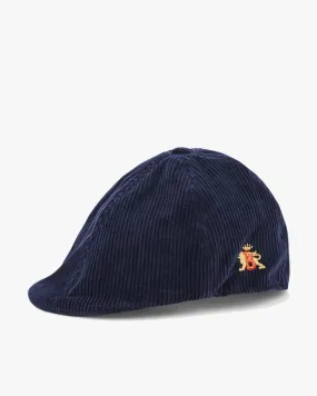 Baracuta Corduroy Hunting Cap - Navy