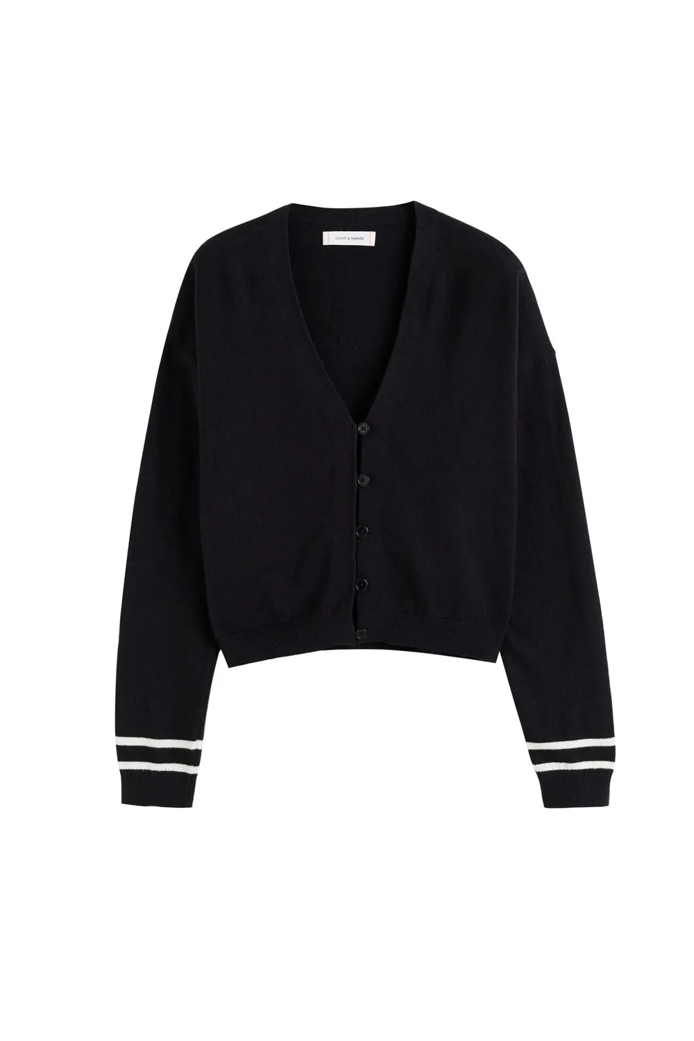 Black Cotton-Linen Summer Cardigan