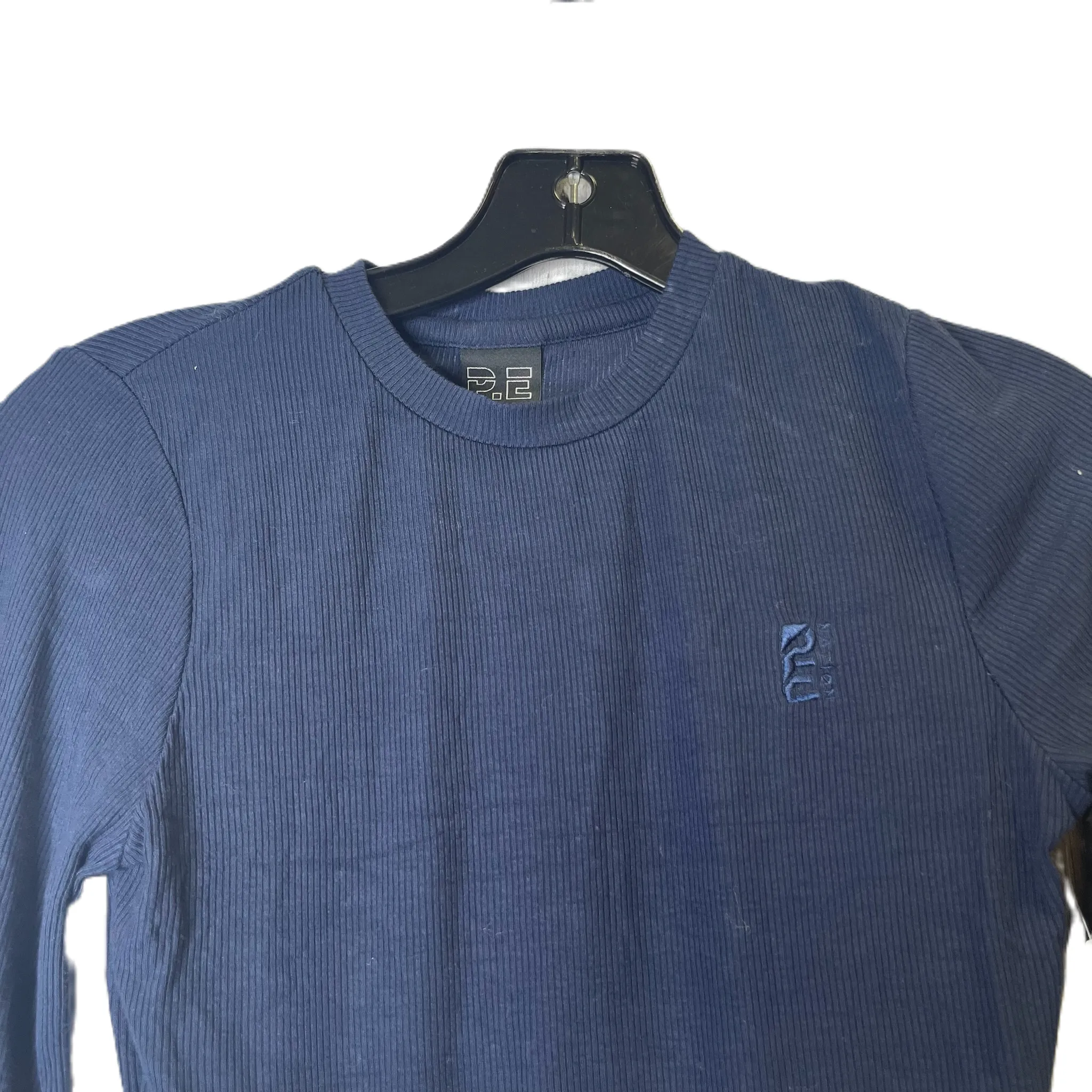 Blue Athletic Top Long Sleeve Crewneck By Clothes Mentor, Size: S
