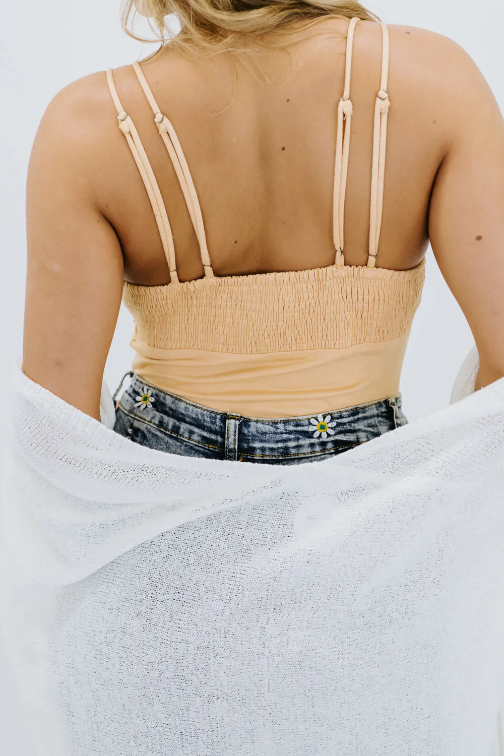Boho Dreams Lace Bodysuit, Yellow