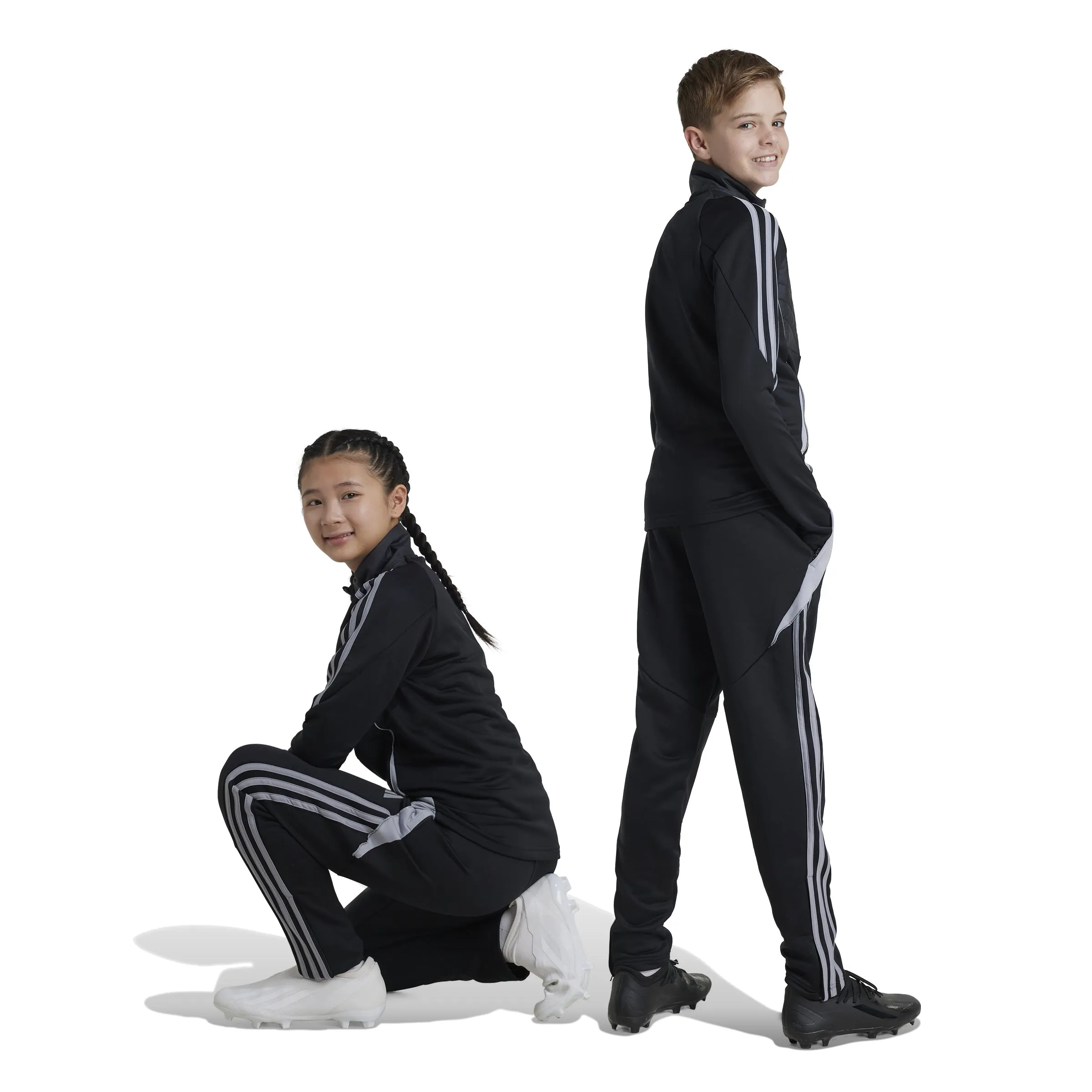 Boys' Adidas Youth Tiro 24 1/4 Zip
