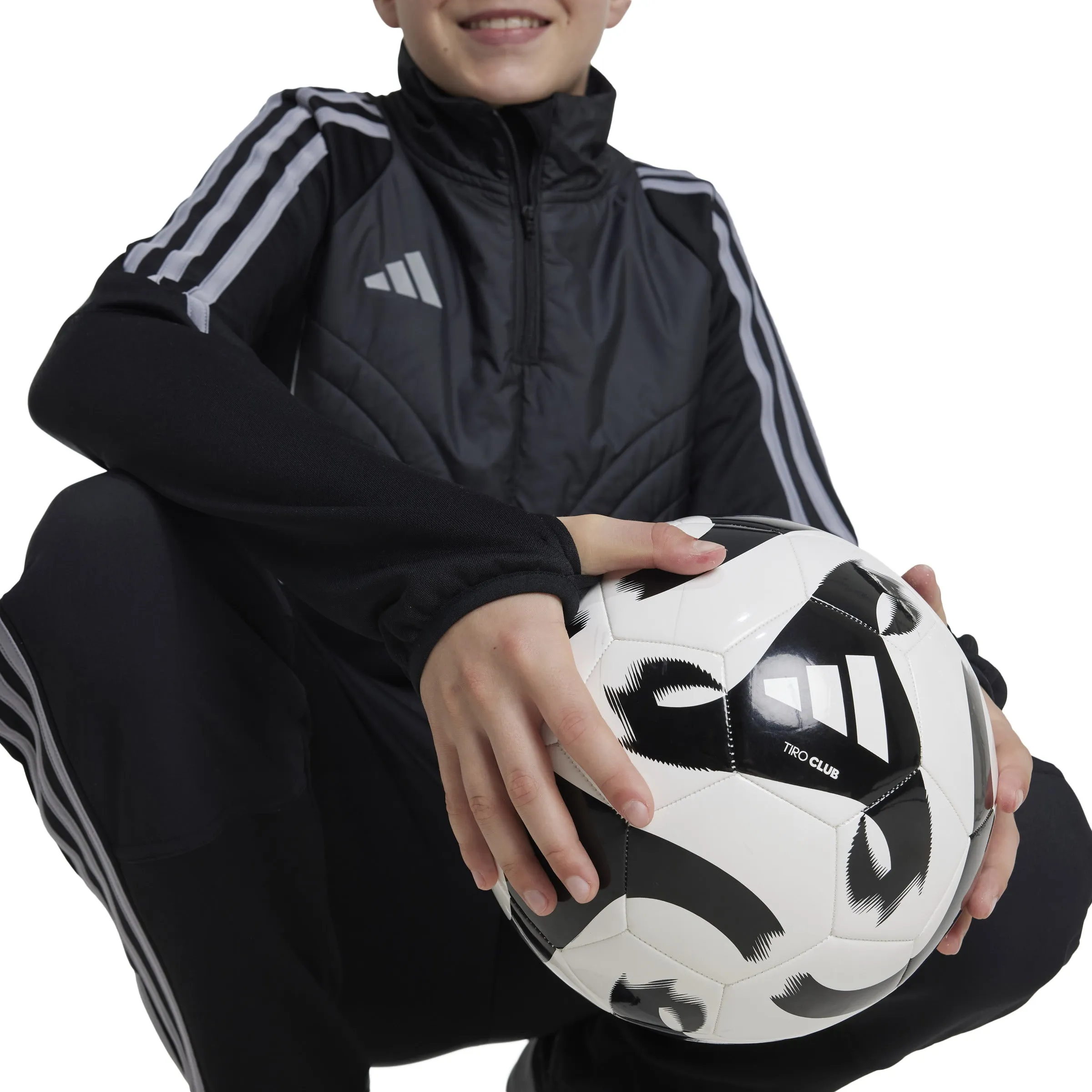 Boys' Adidas Youth Tiro 24 1/4 Zip