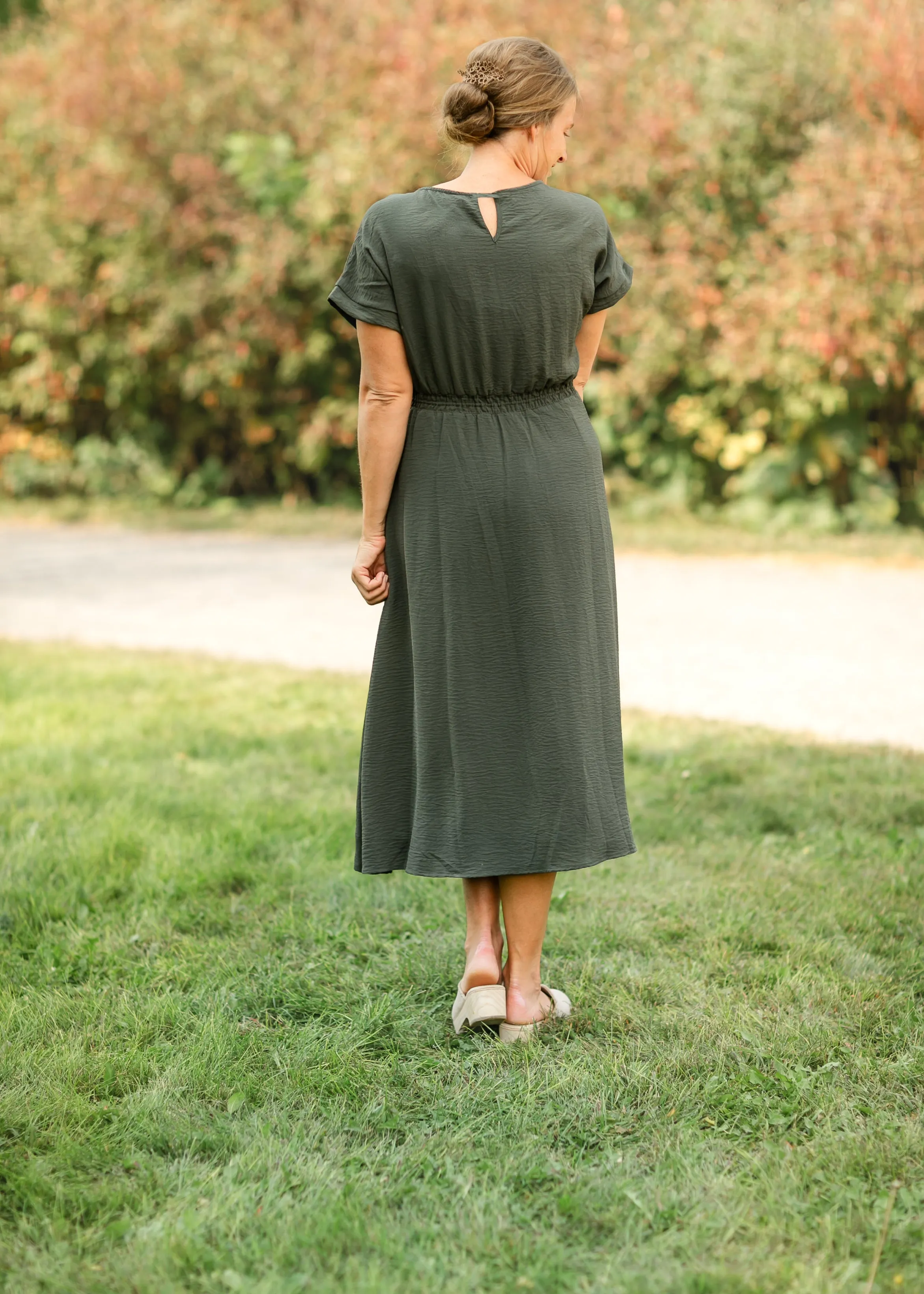 Cassia Dolman Sleeve Midi Dress