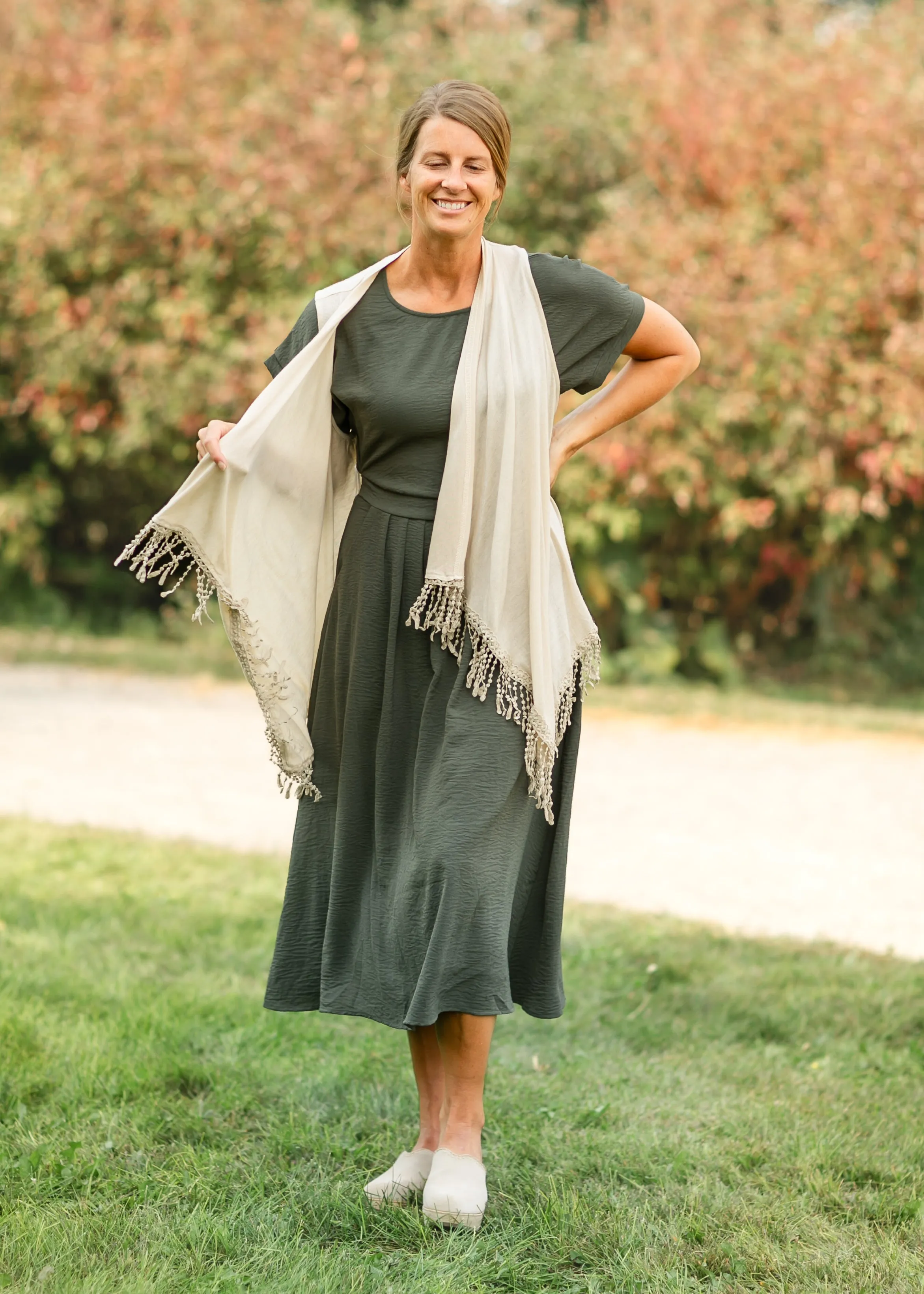 Cassia Dolman Sleeve Midi Dress