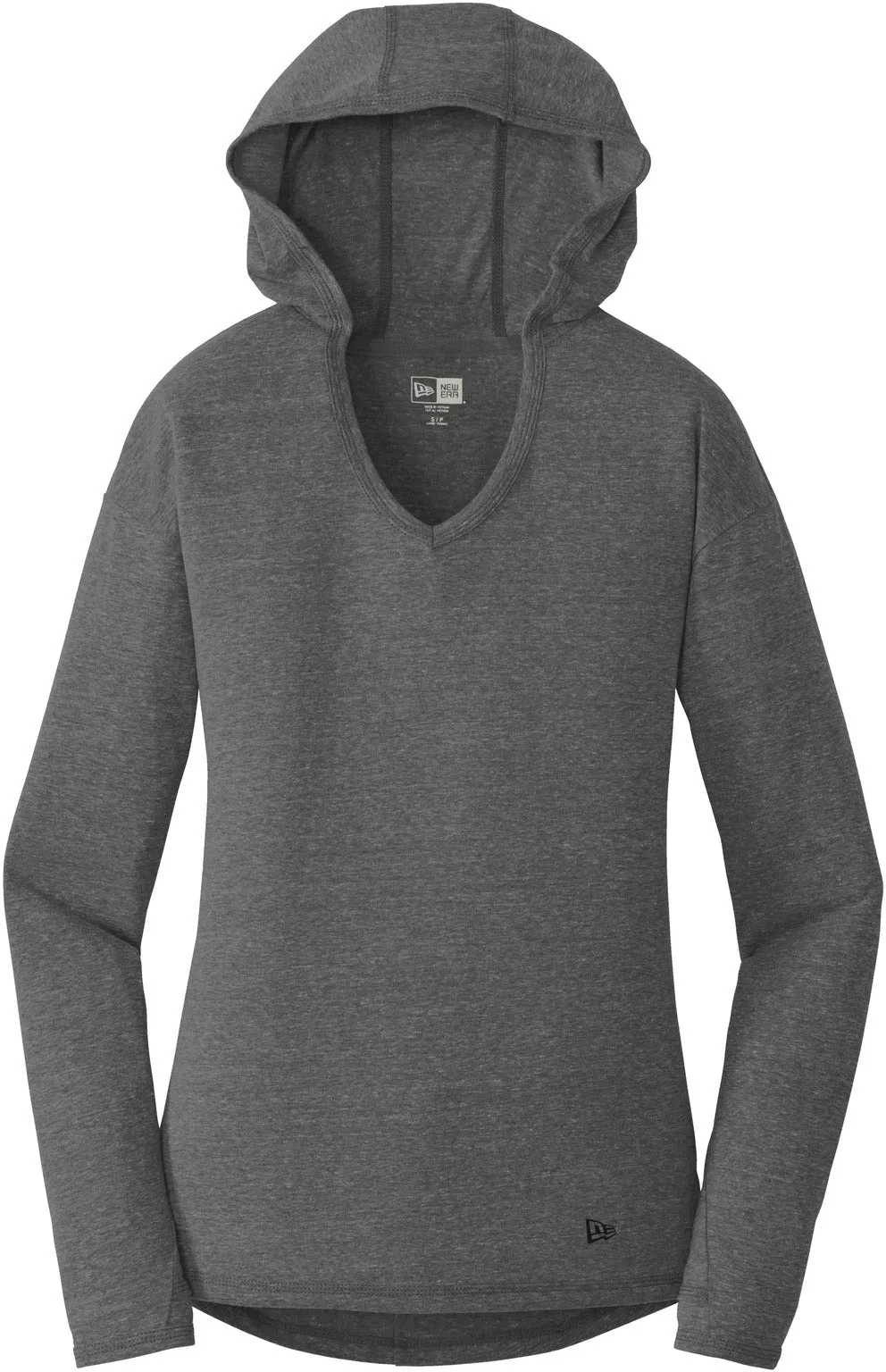 CLOSEOUT - New Era Ladies Tri-Blend Performance Pullover Hoodie Tee