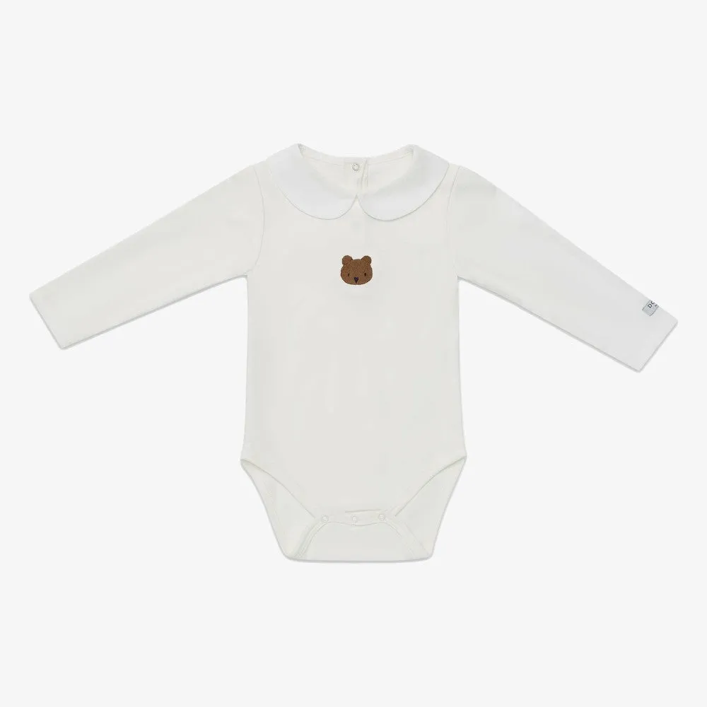 Davo Bear Bodysuit - Off White