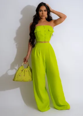 Day Radiance Pant Set Green