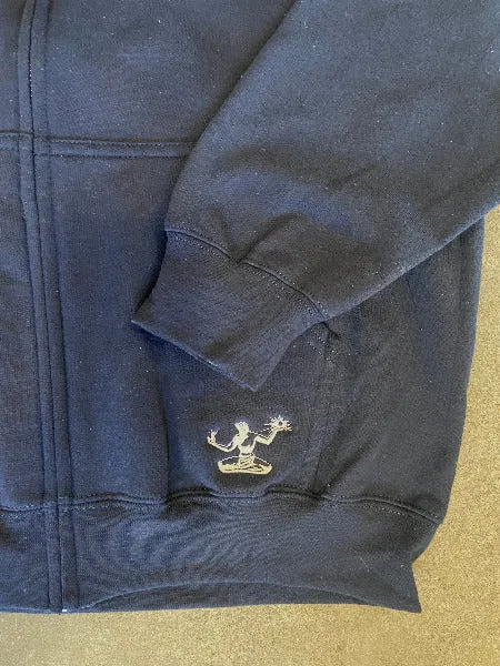 Detroit Classic Tri-Blend Zip Hoodie / White   True Navy / Unisex