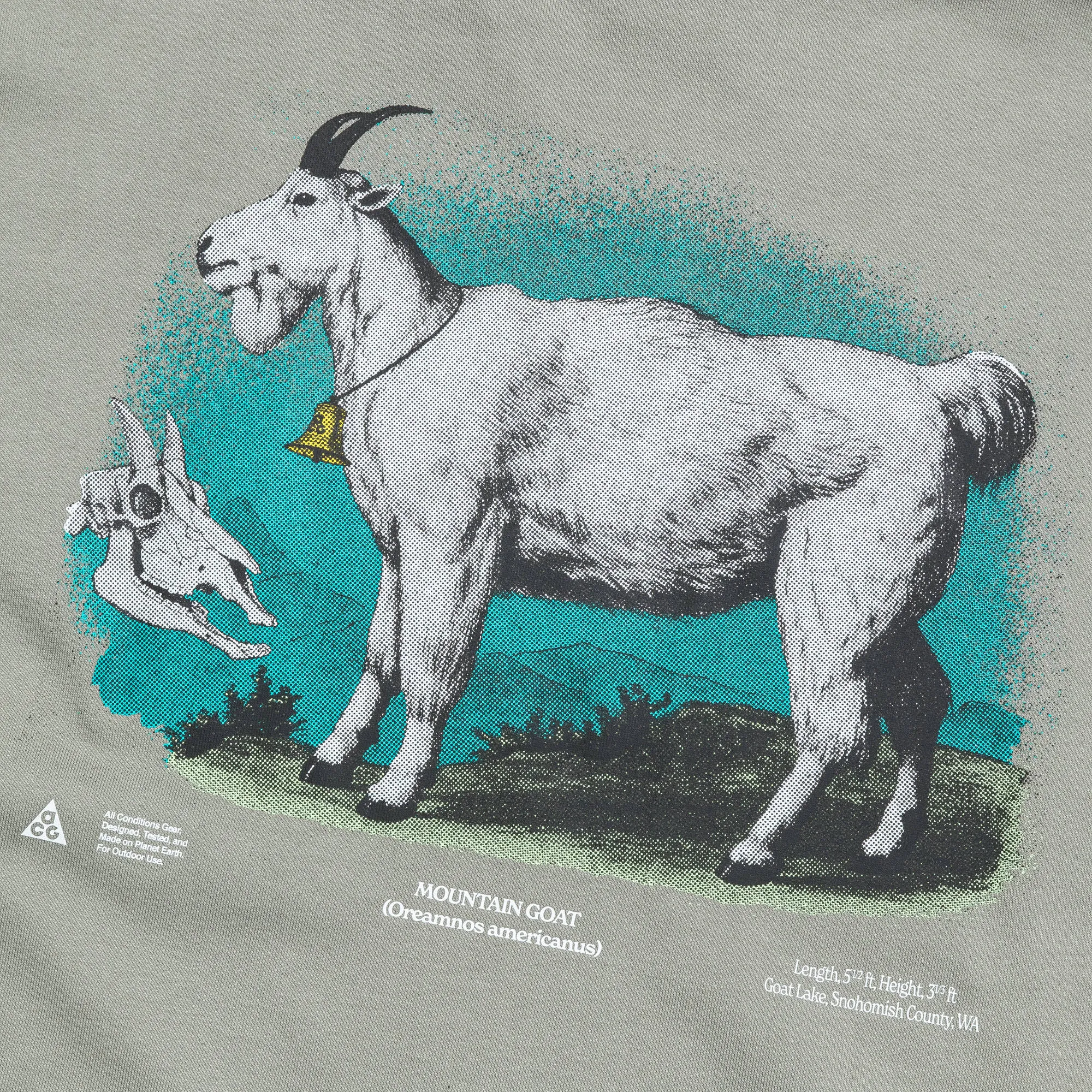 Dri-FIT Goat Tee - Dark Stucco
