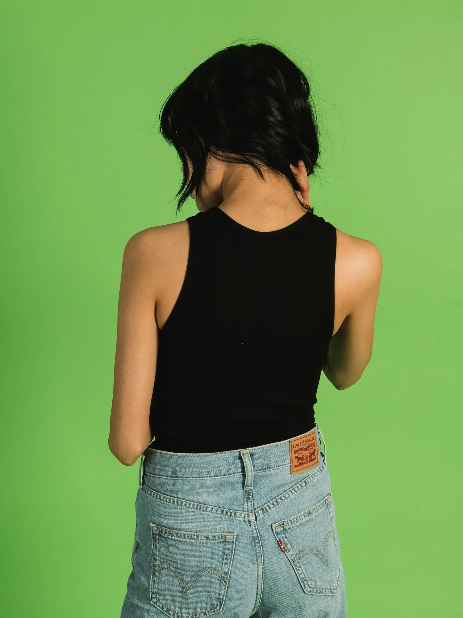 DYNAMIC RIBBED TANK BODYSUIT  - CLEARANCE
