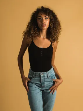 DYNAMIC SKINNY STRAP SNAP BODYSUIT  - CLEARANCE
