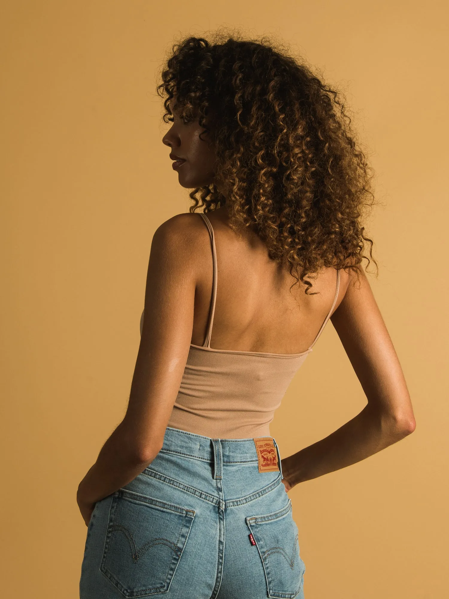 DYNAMIC SKINNY STRAP SNAP BODYSUIT  - CLEARANCE