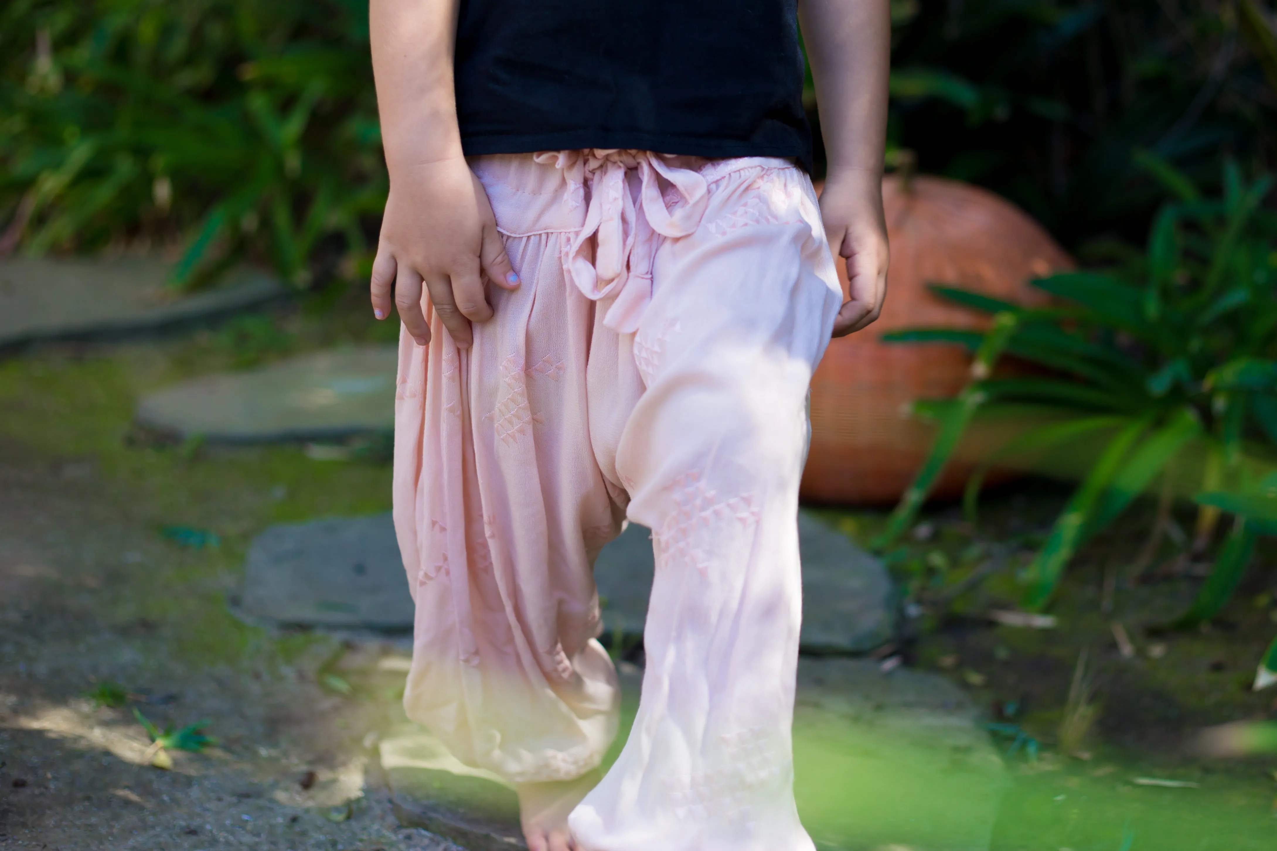Embroidered Baby Harem Pants | Mother Of Pearl