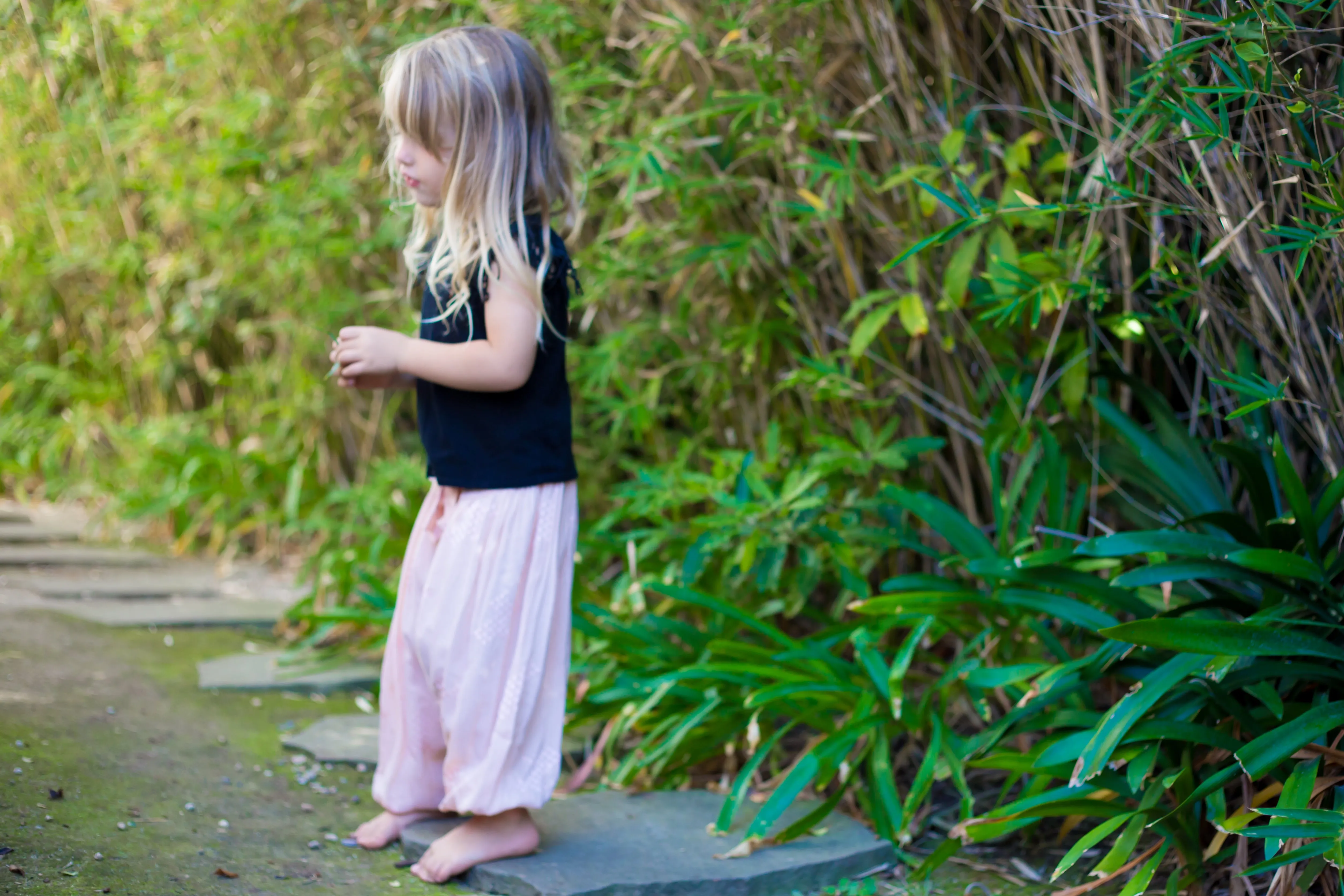 Embroidered Baby Harem Pants | Mother Of Pearl