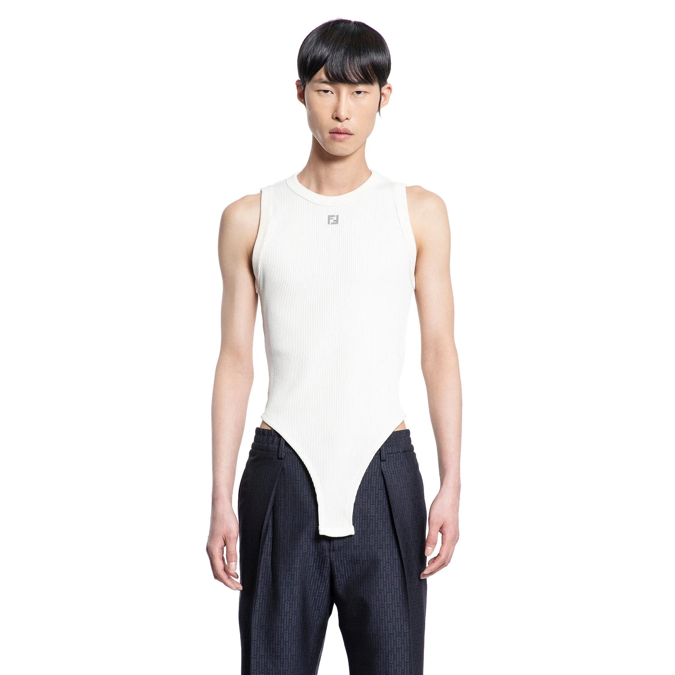 FENDI MAN WHITE BODYSUITS