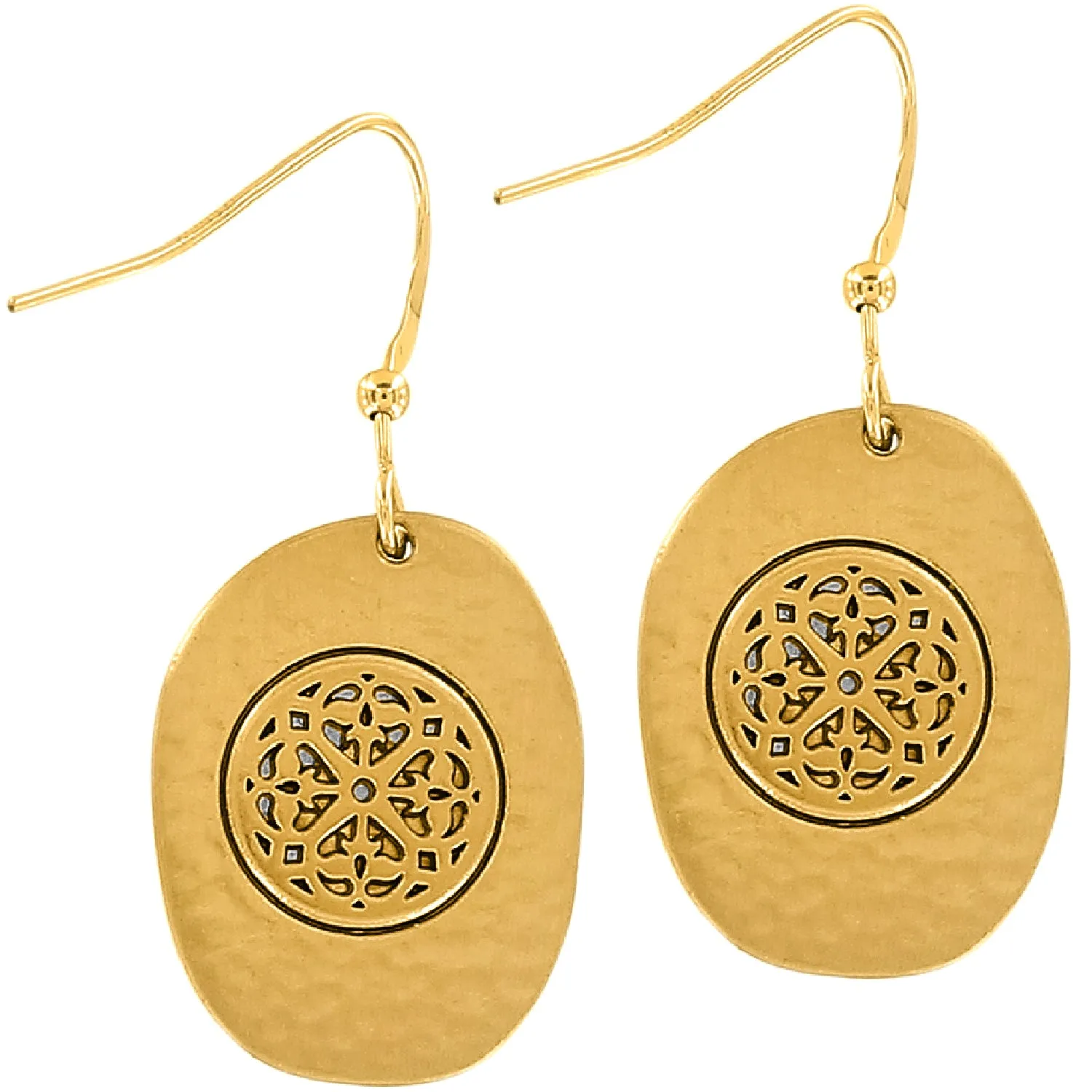 Ferrara Artisan Two Tone French Wire Earrings