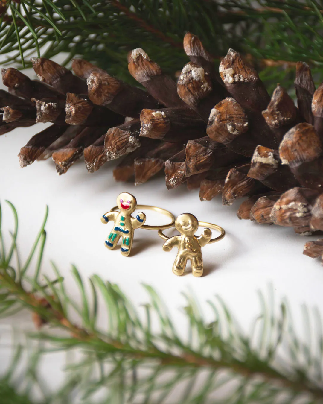 Gingerbread Man Ring