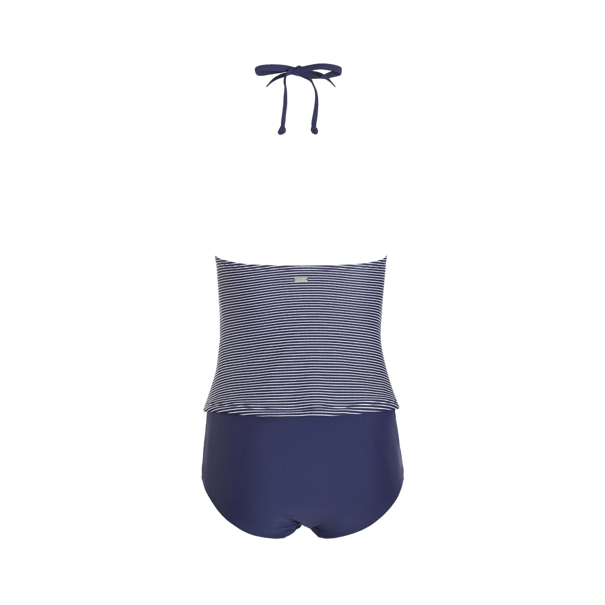 Gourami Stripes Out Tankini - Navy