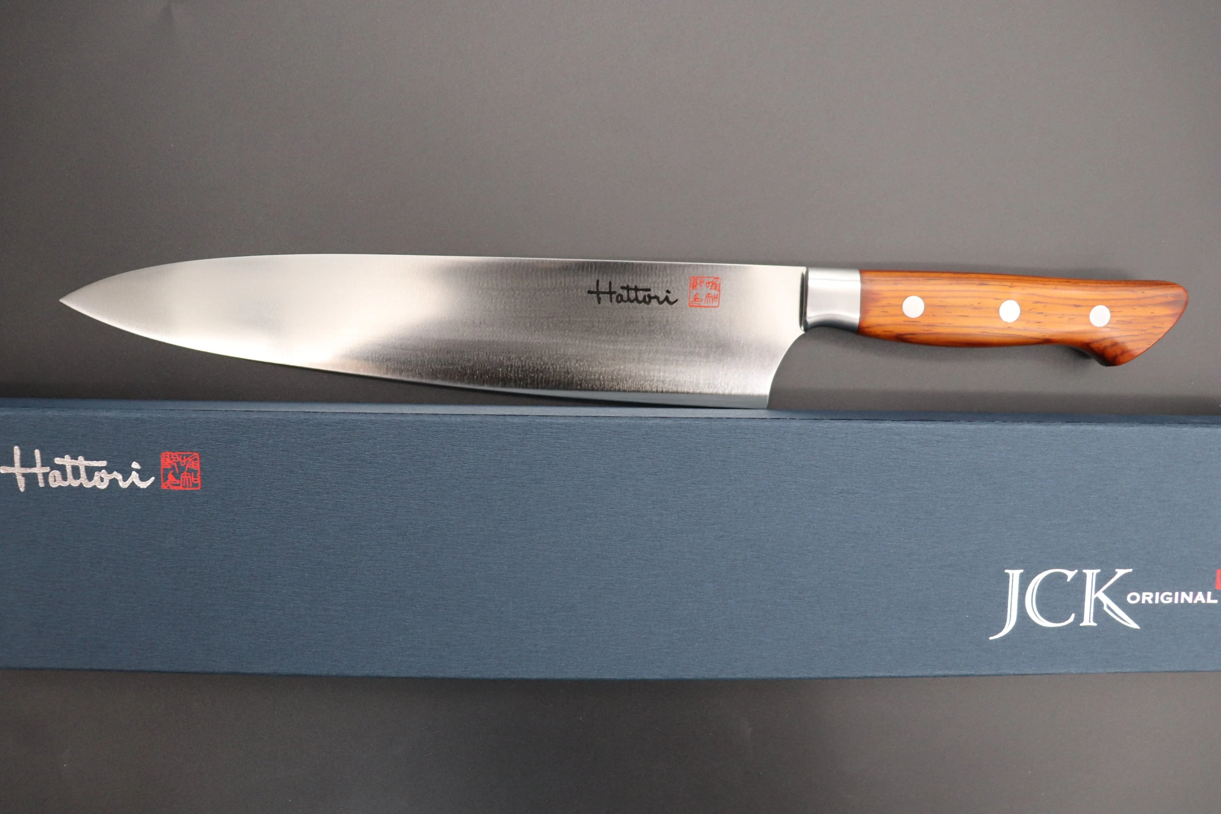 Hattori Forums FH Series Gyuto (210mm to 270mm, 3 sizes, Cocobolo Wood Handle)
