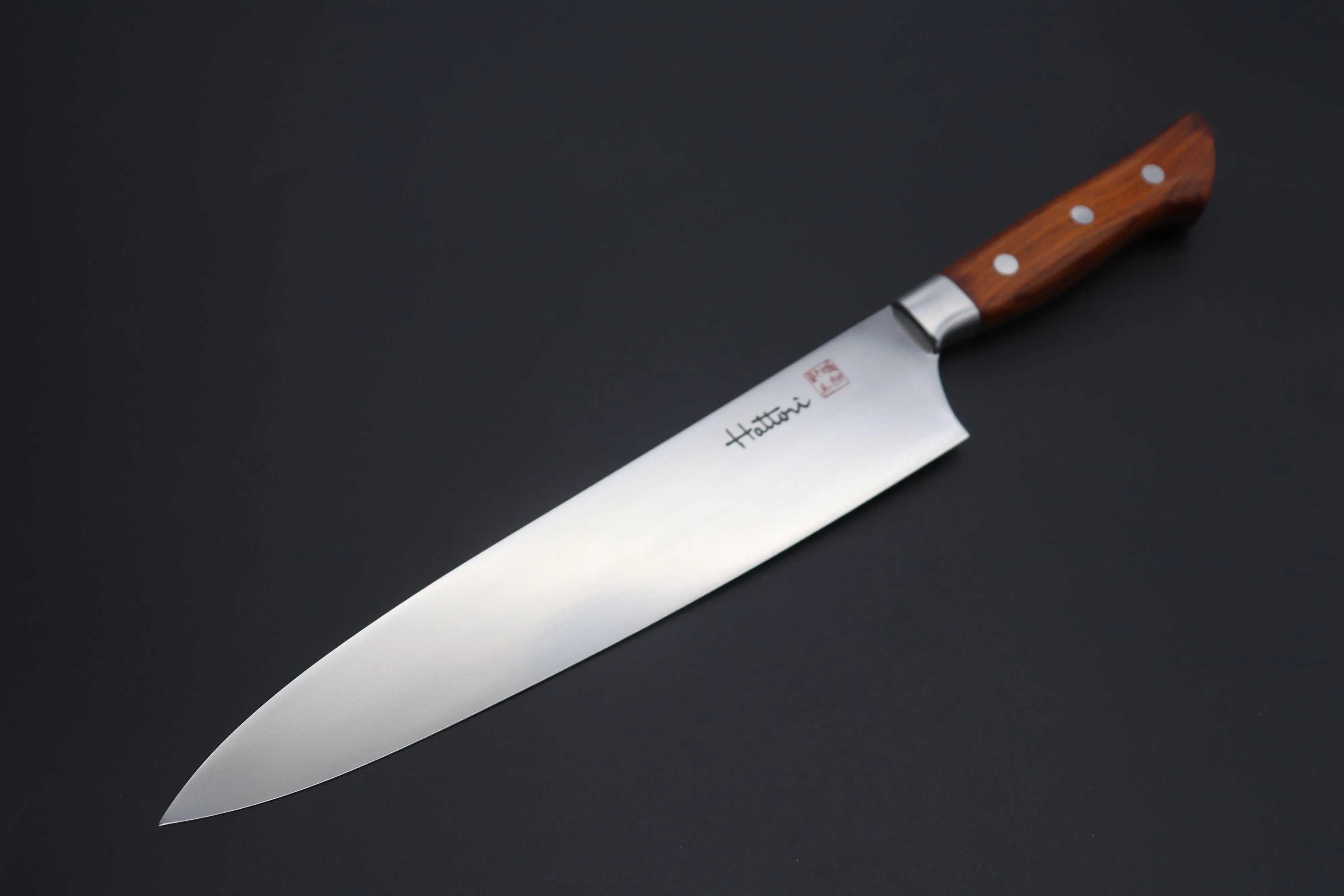 Hattori Forums FH Series Gyuto (210mm to 270mm, 3 sizes, Cocobolo Wood Handle)