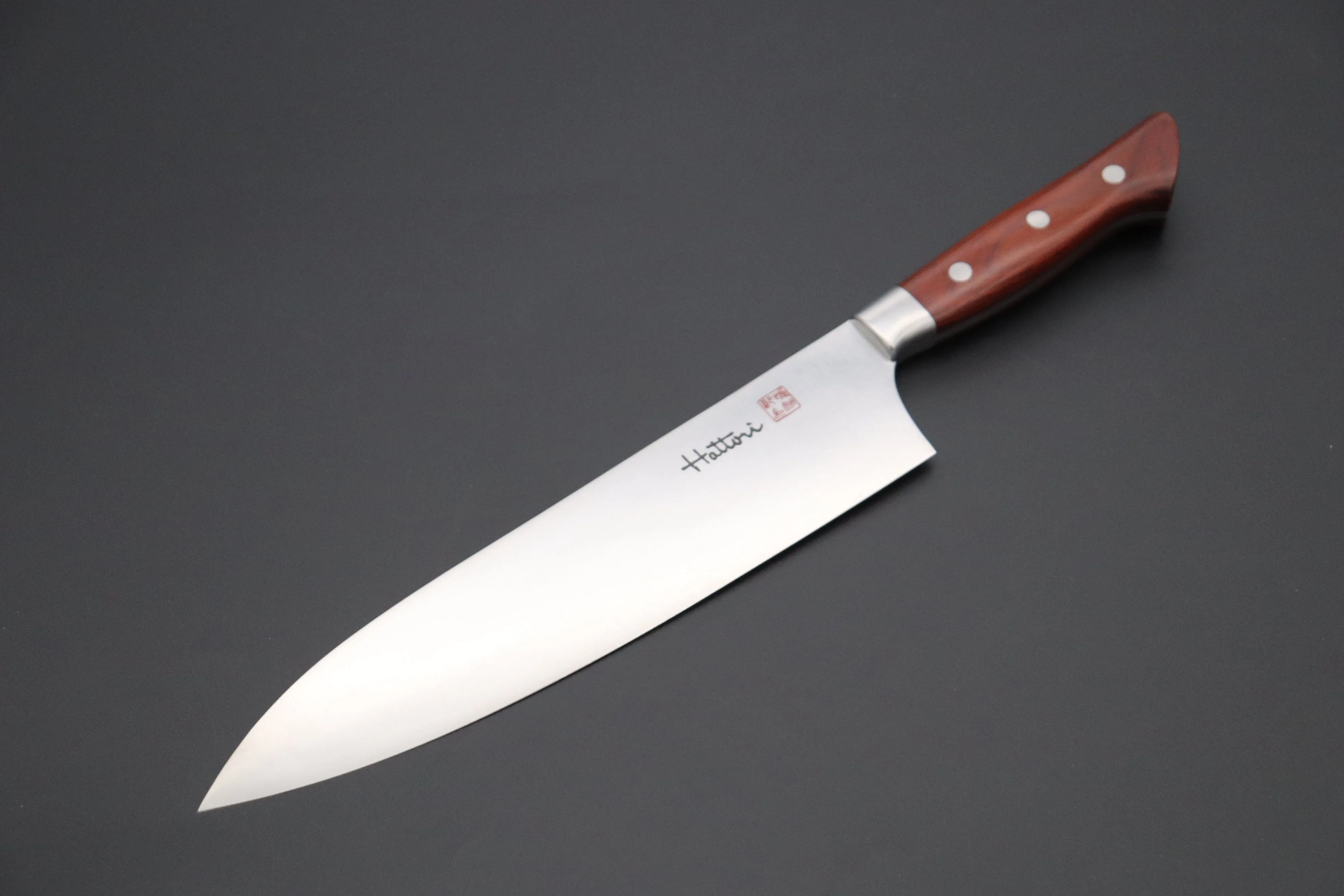 Hattori Forums FH Series Western Deba (165mm and 240mm, Cocobolo Wood Handle)