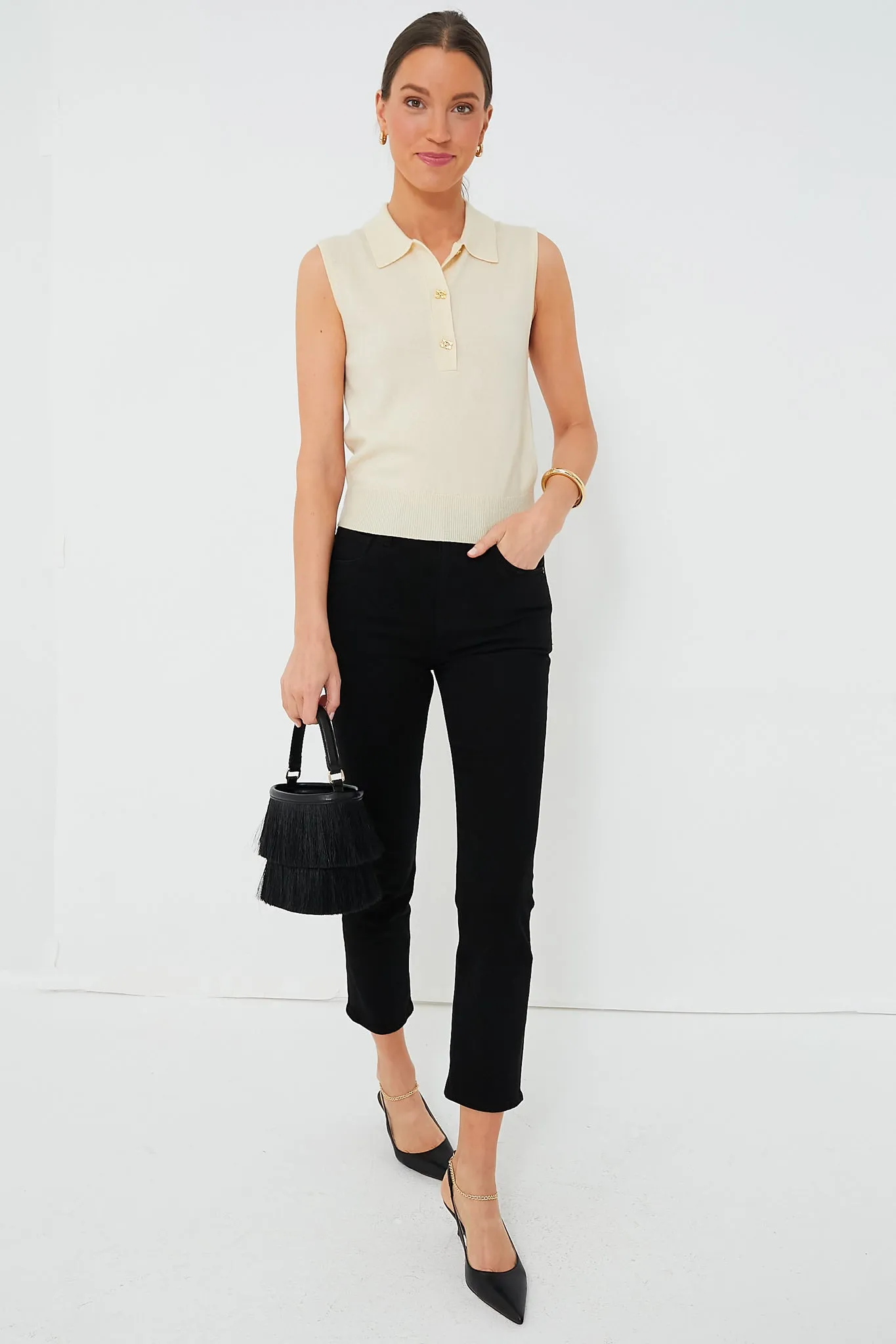 Jet Black Jolene High Rise Vintage Slim