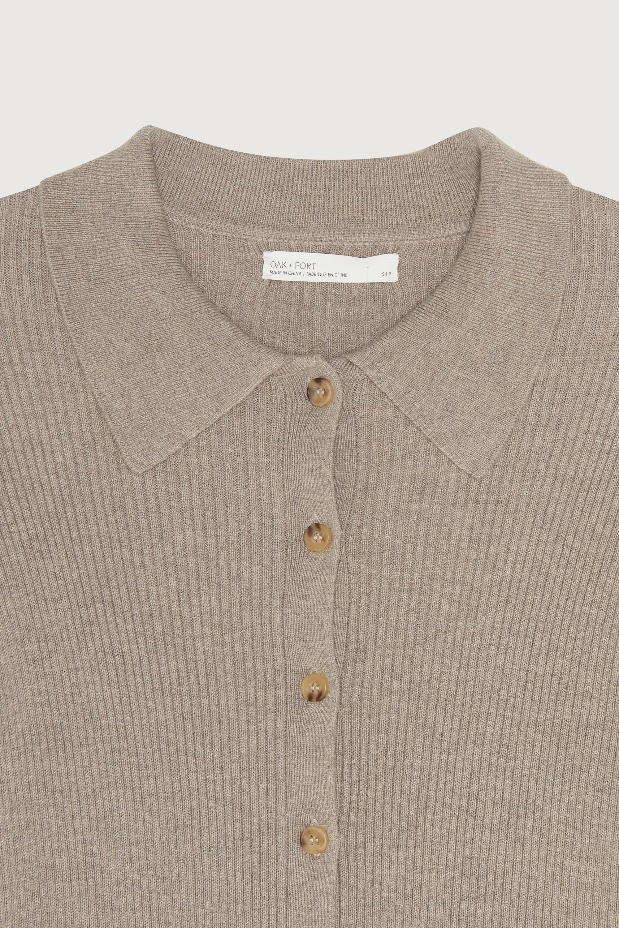 LONG RIBBED CARDIGAN
