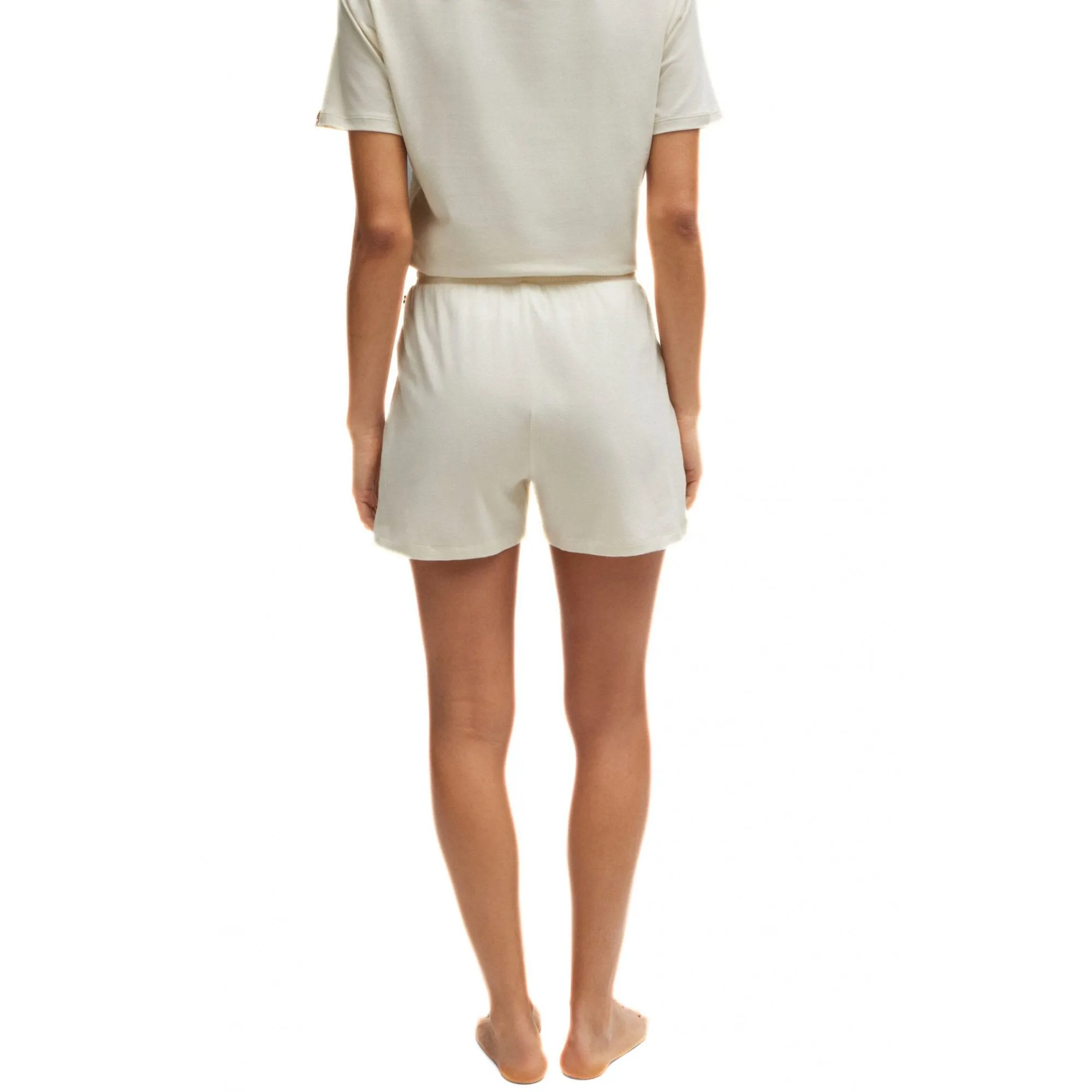 Luxe Modal Loungewear Shorts, Open White