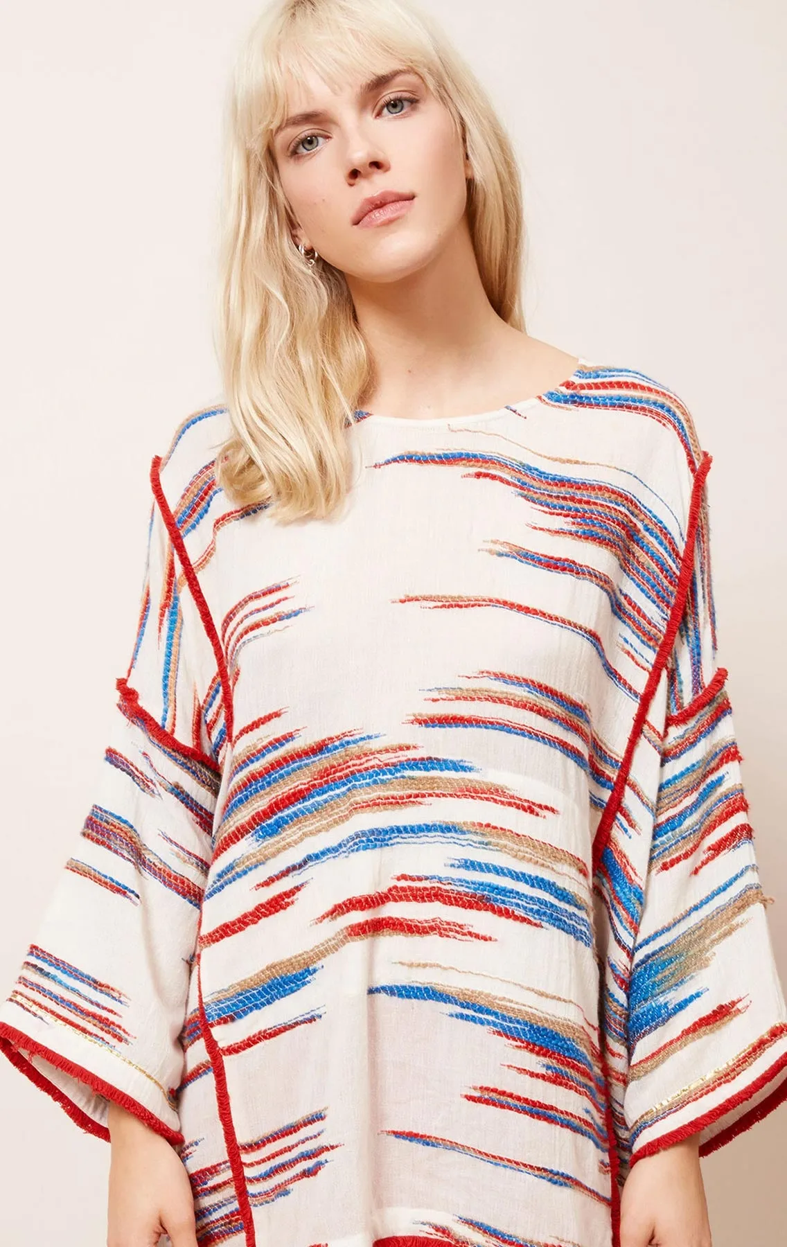 MES DEMOISELLES NACHOS MULTI COLOUR PONCHO