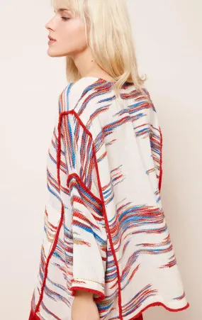 MES DEMOISELLES NACHOS MULTI COLOUR PONCHO