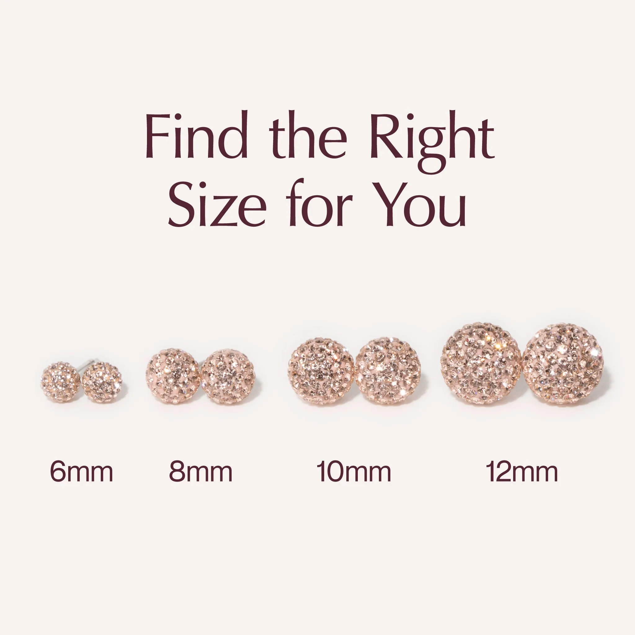 Mini Sparkle Ball™ Stud Earrings