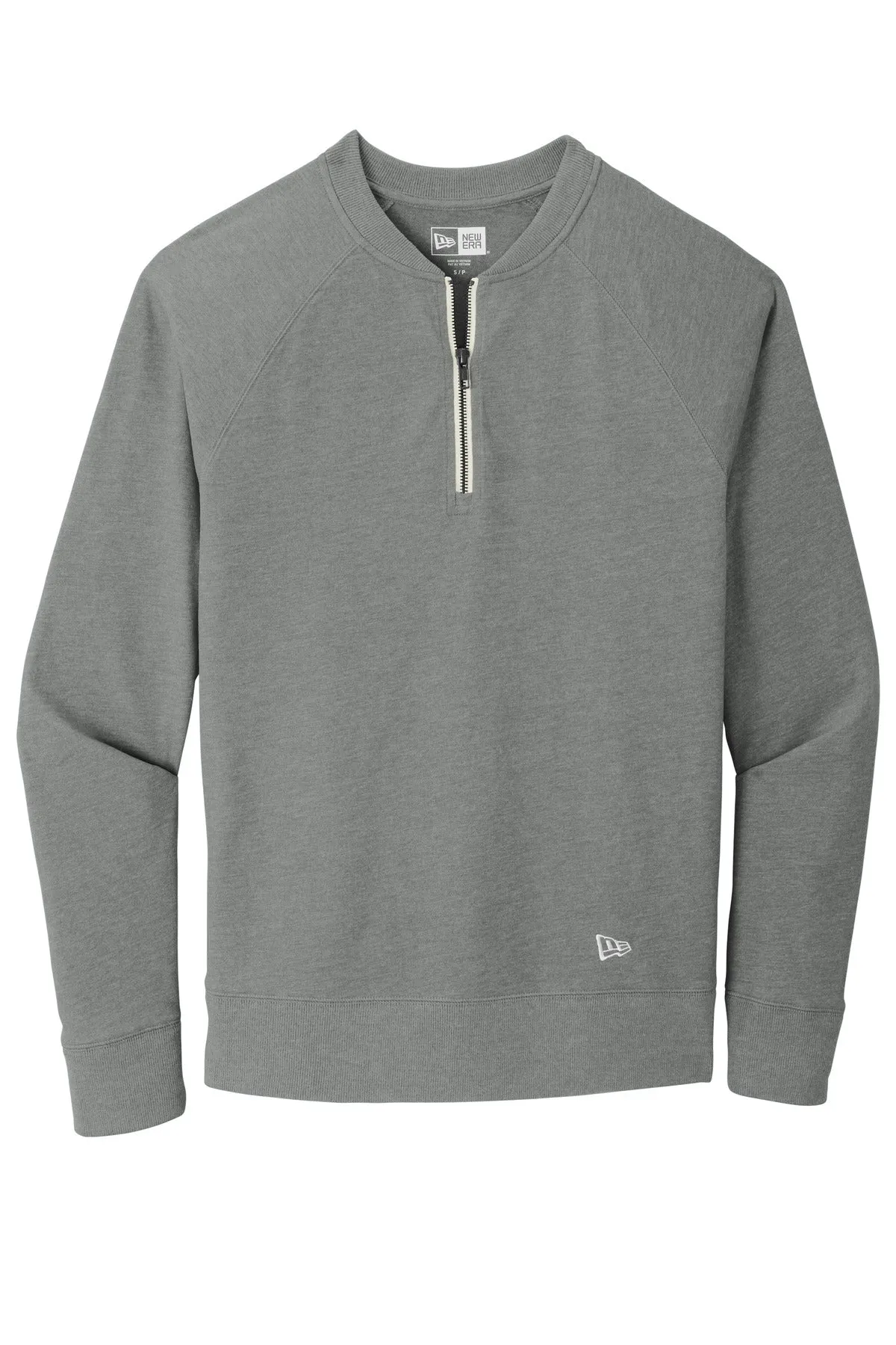 New Era Sueded Cotton Blend 1/4-Zip Pullover NEA123