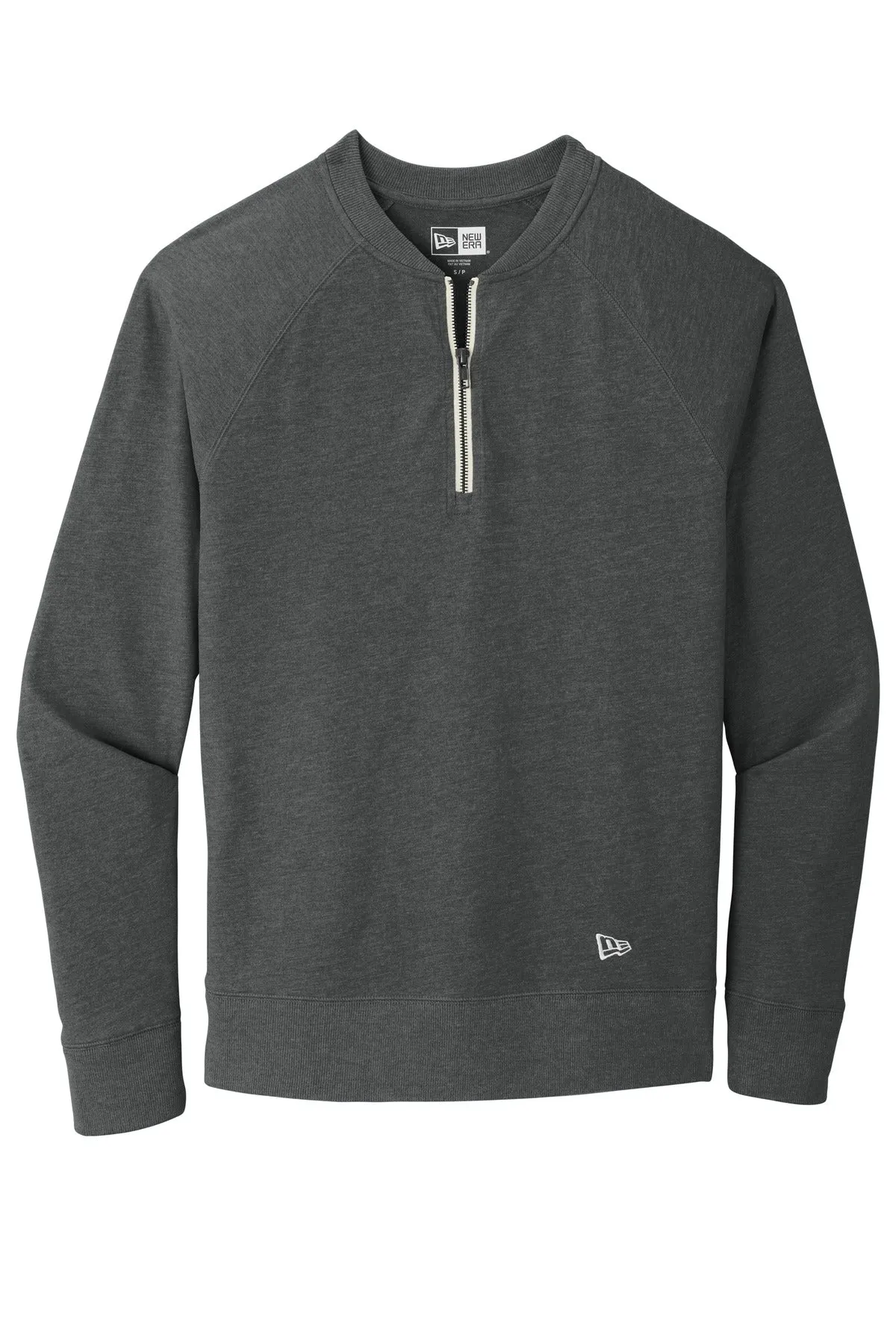 New Era Sueded Cotton Blend 1/4-Zip Pullover NEA123