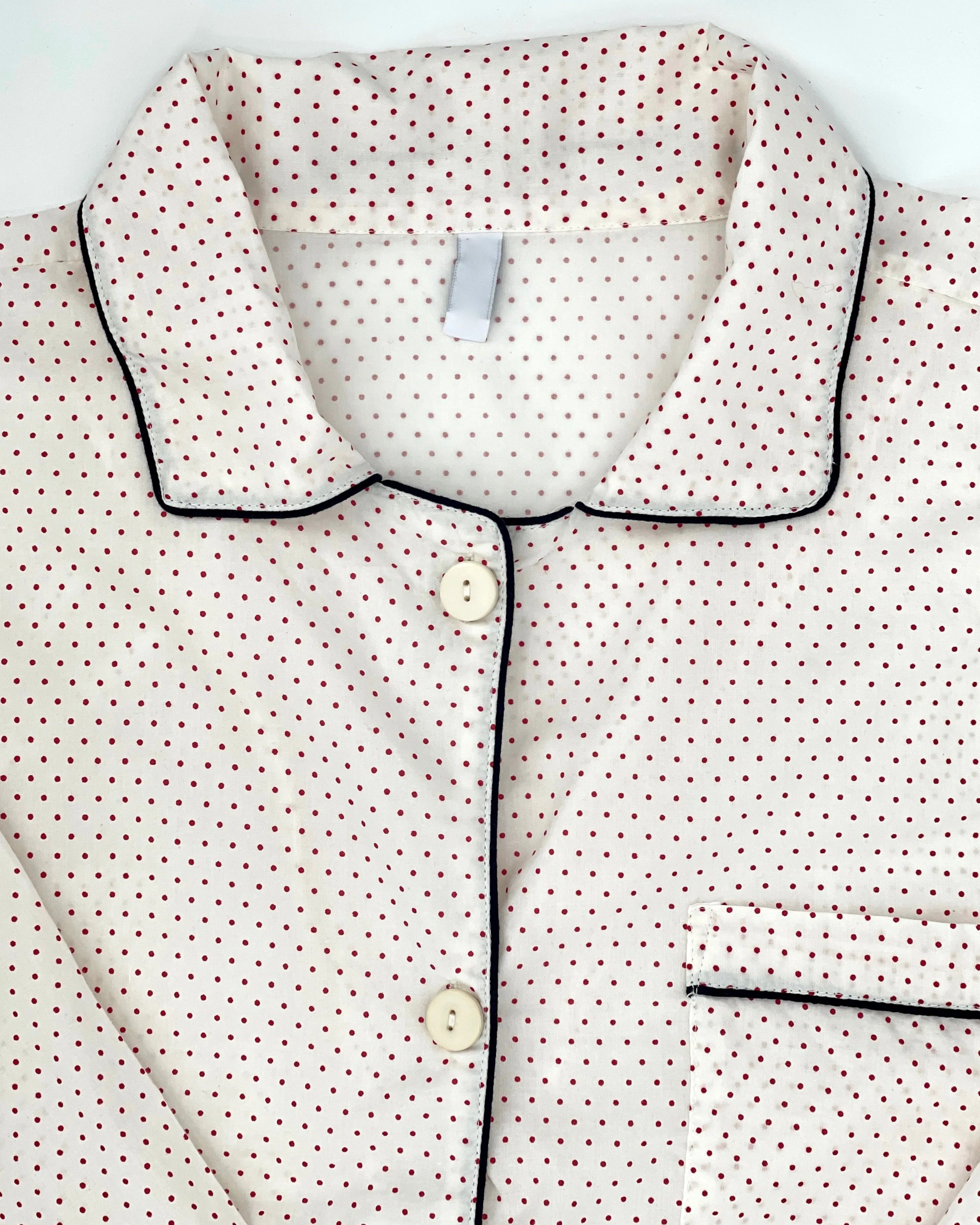 Oversize Pajama Set, Polka Dots