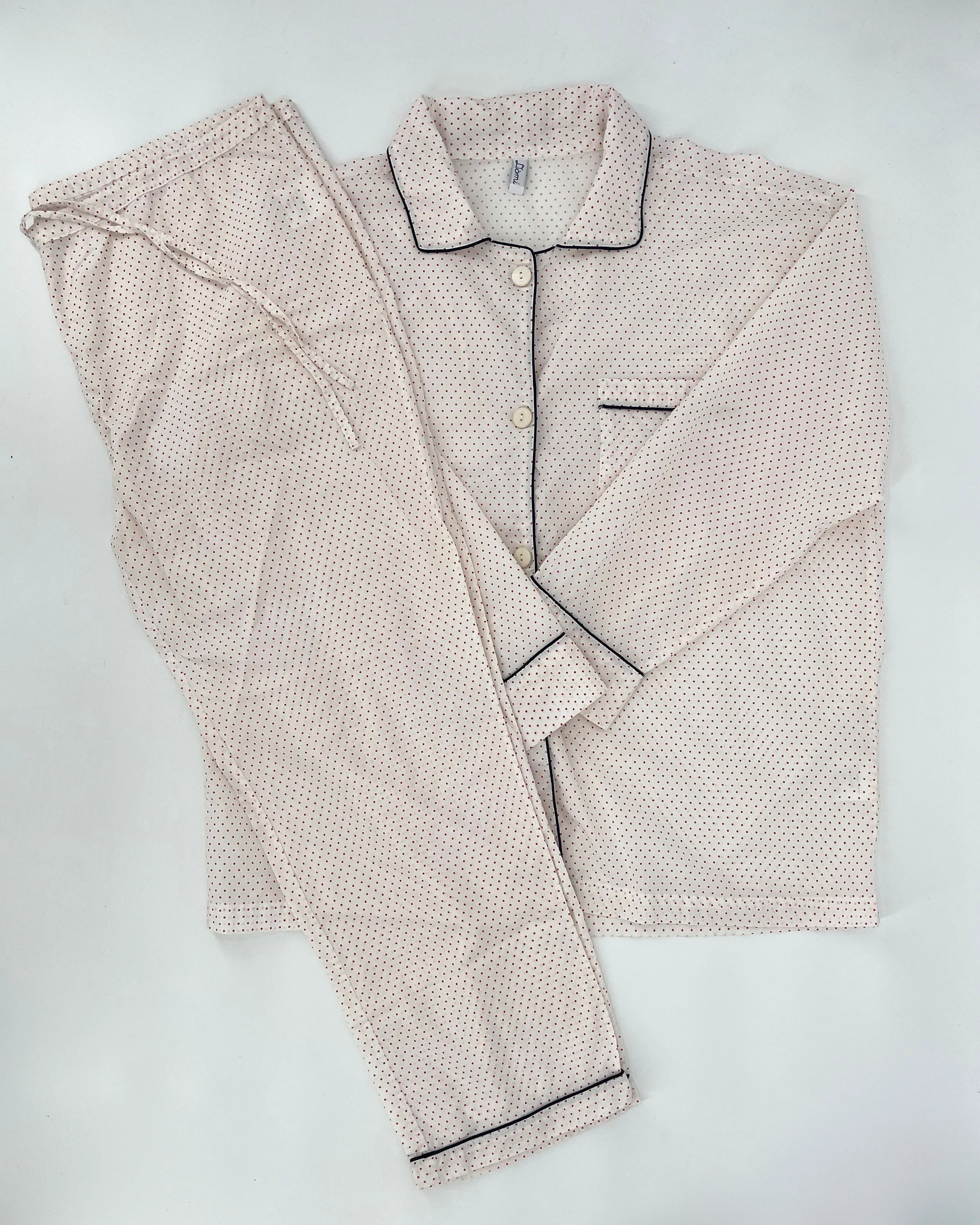 Oversize Pajama Set, Polka Dots