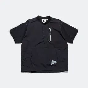 Patchwork Wind Tee × and wander - Black